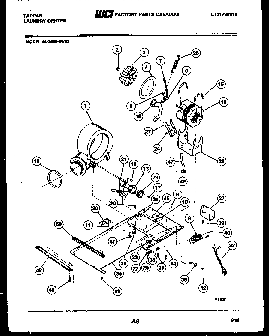 04 - MOTOR, BLOWER AND IDLER ARM CLUTCH