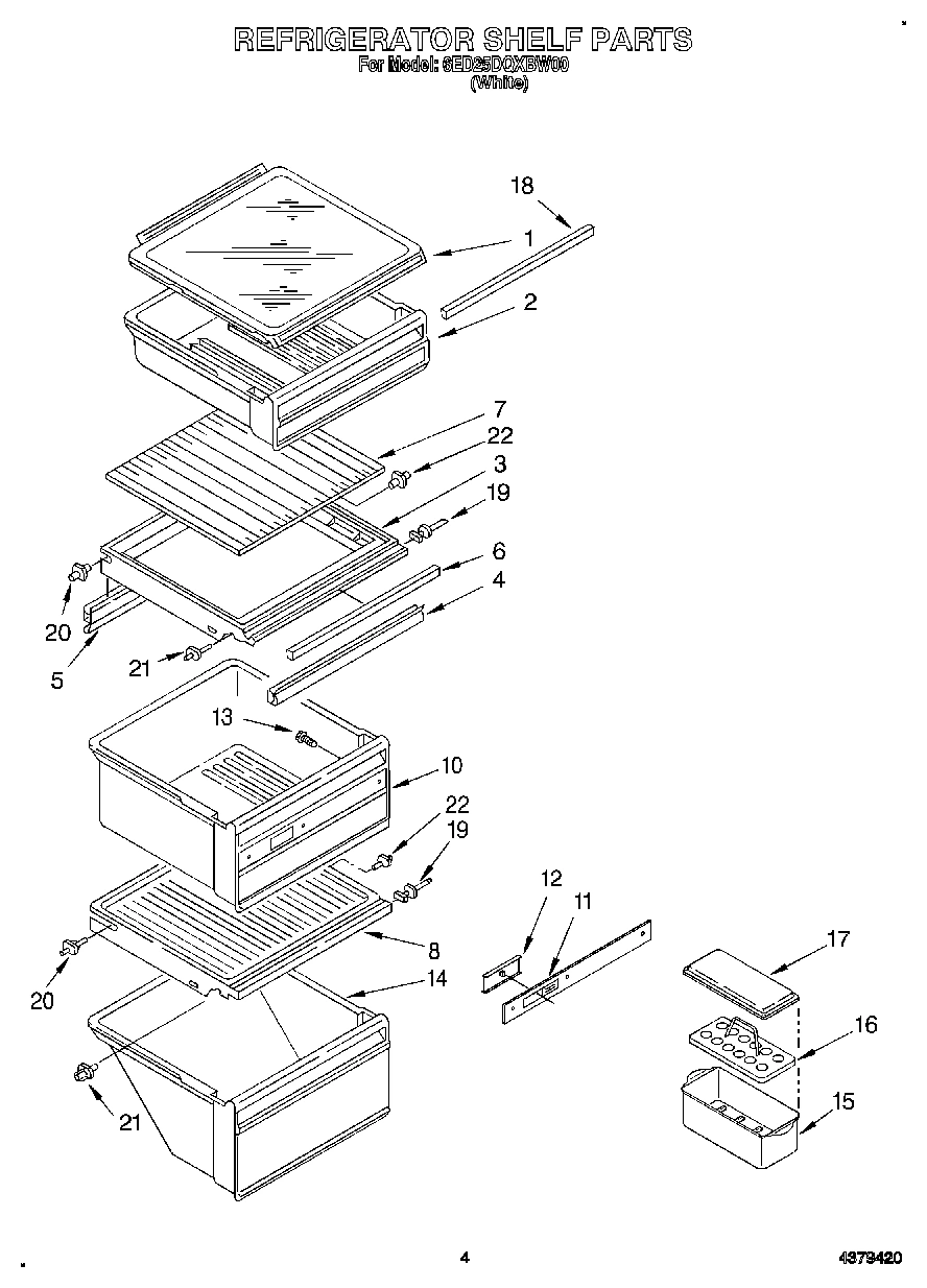 03 - REFRIGERATOR SHELF