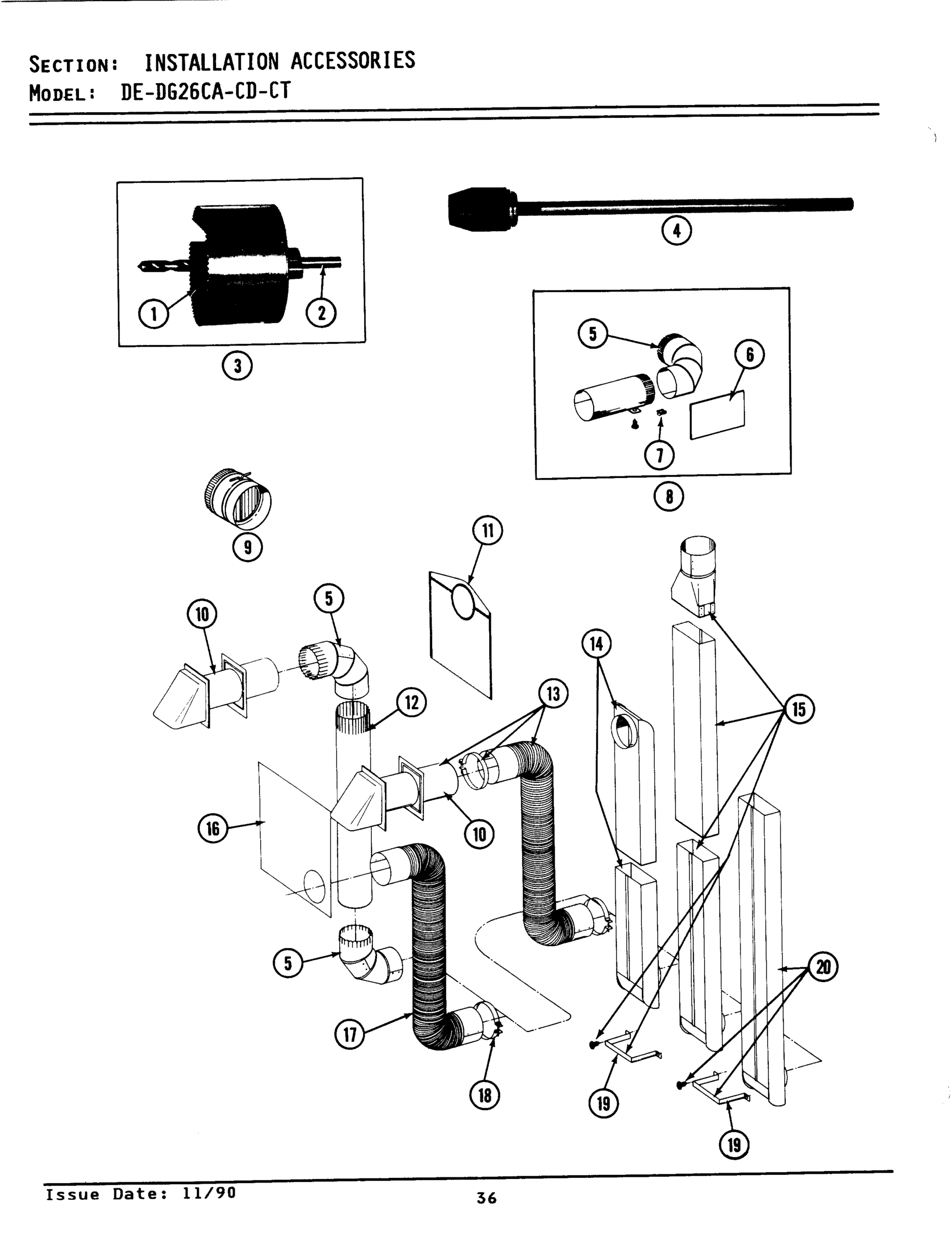 11 - INSTALLATION ACCESSORIES