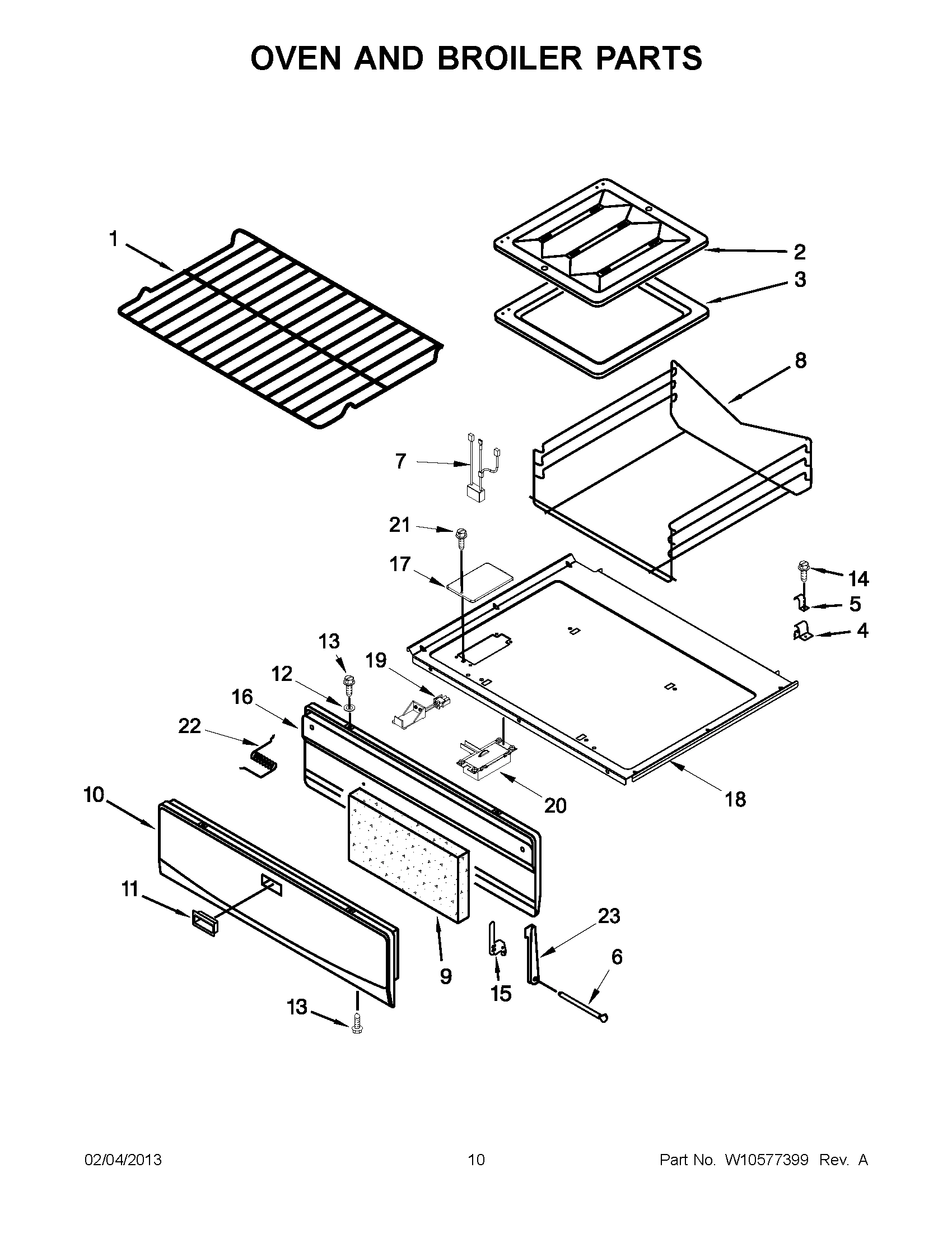 05 - OVEN AND BROILER PARTS