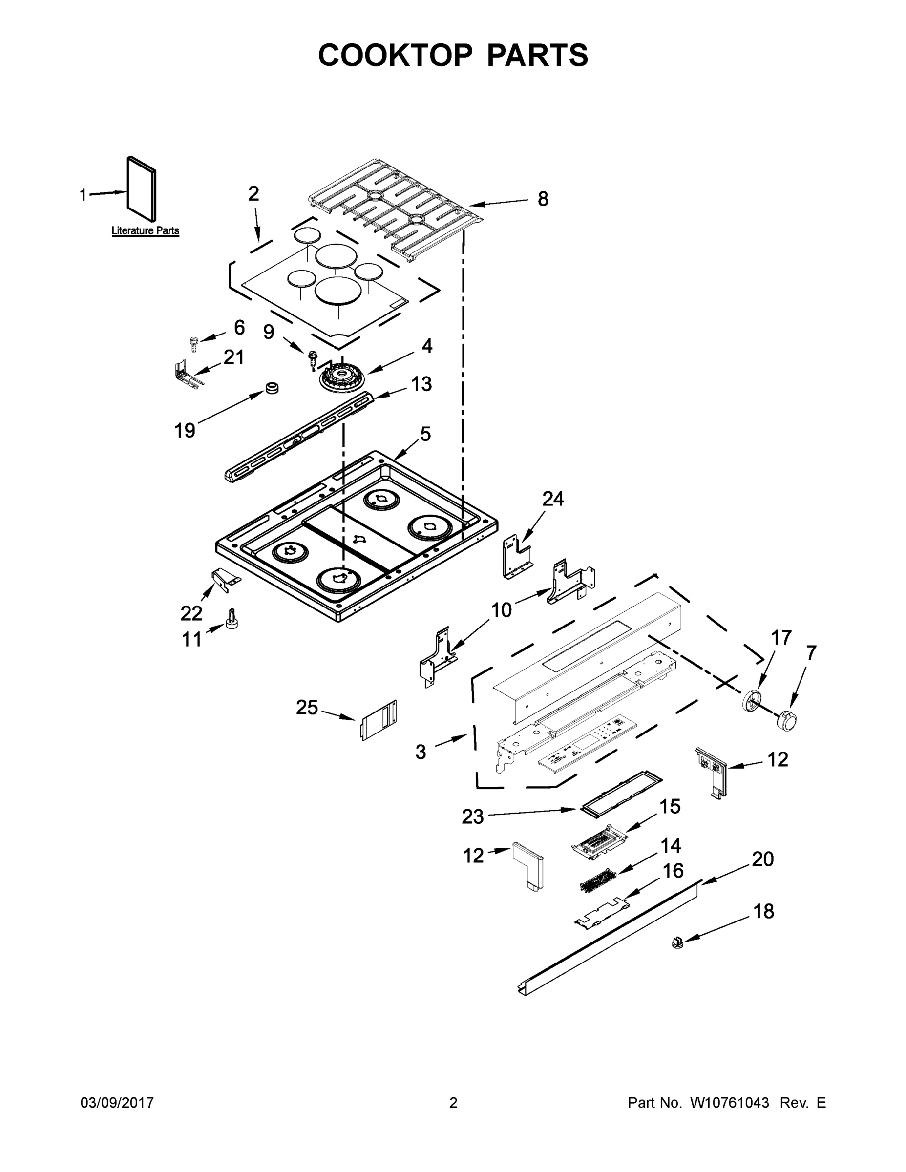 02 - COOKTOP PARTS