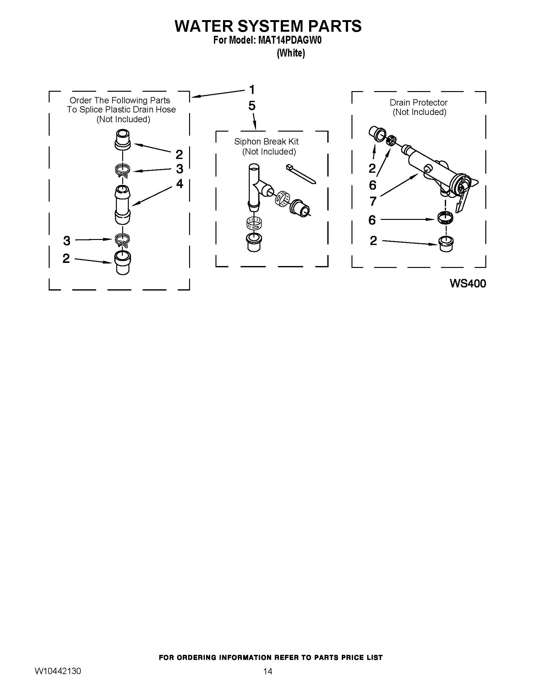 10 - WATER SYSTEM PARTS