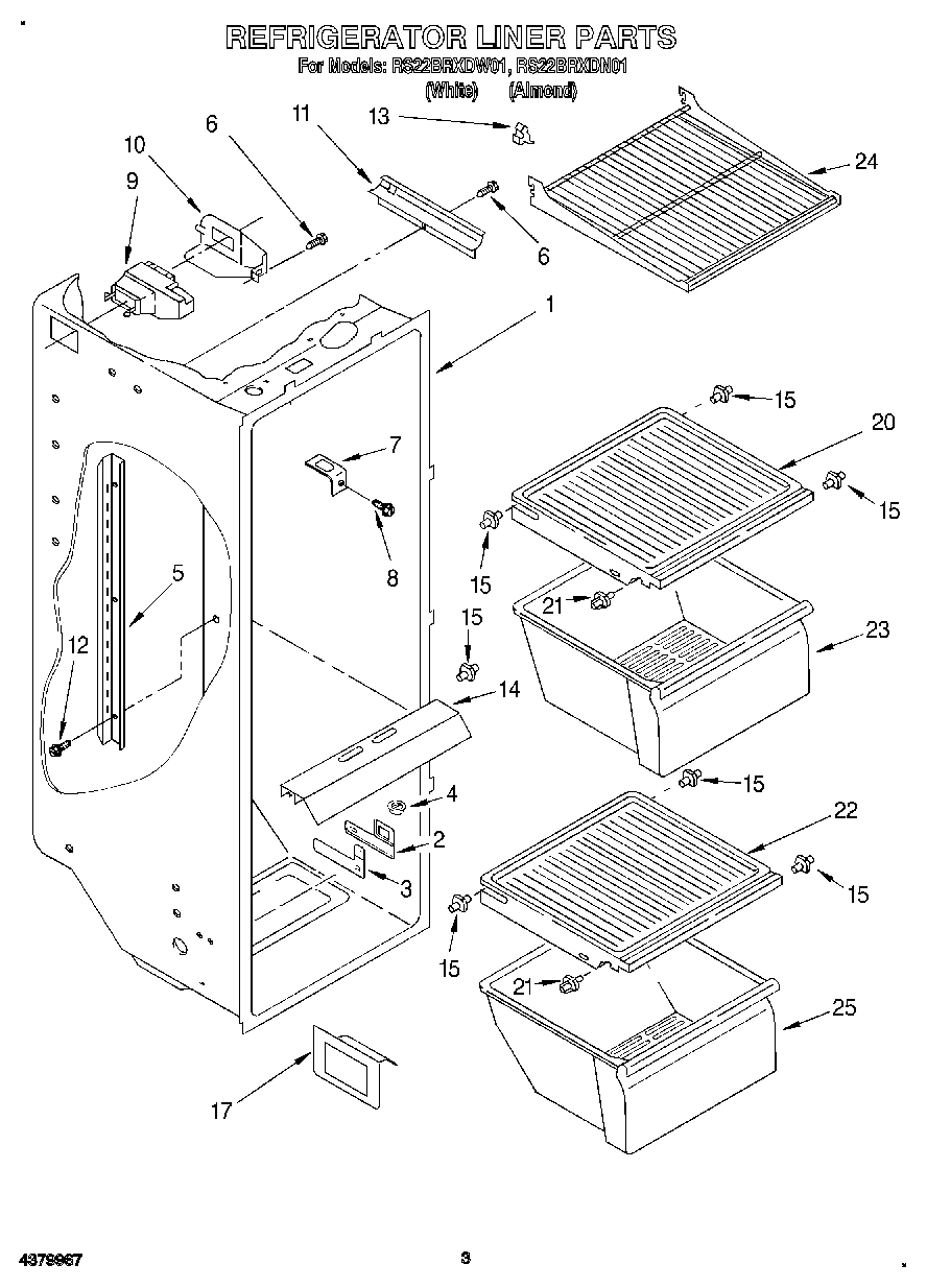 02 - REFRIGERATOR LINER