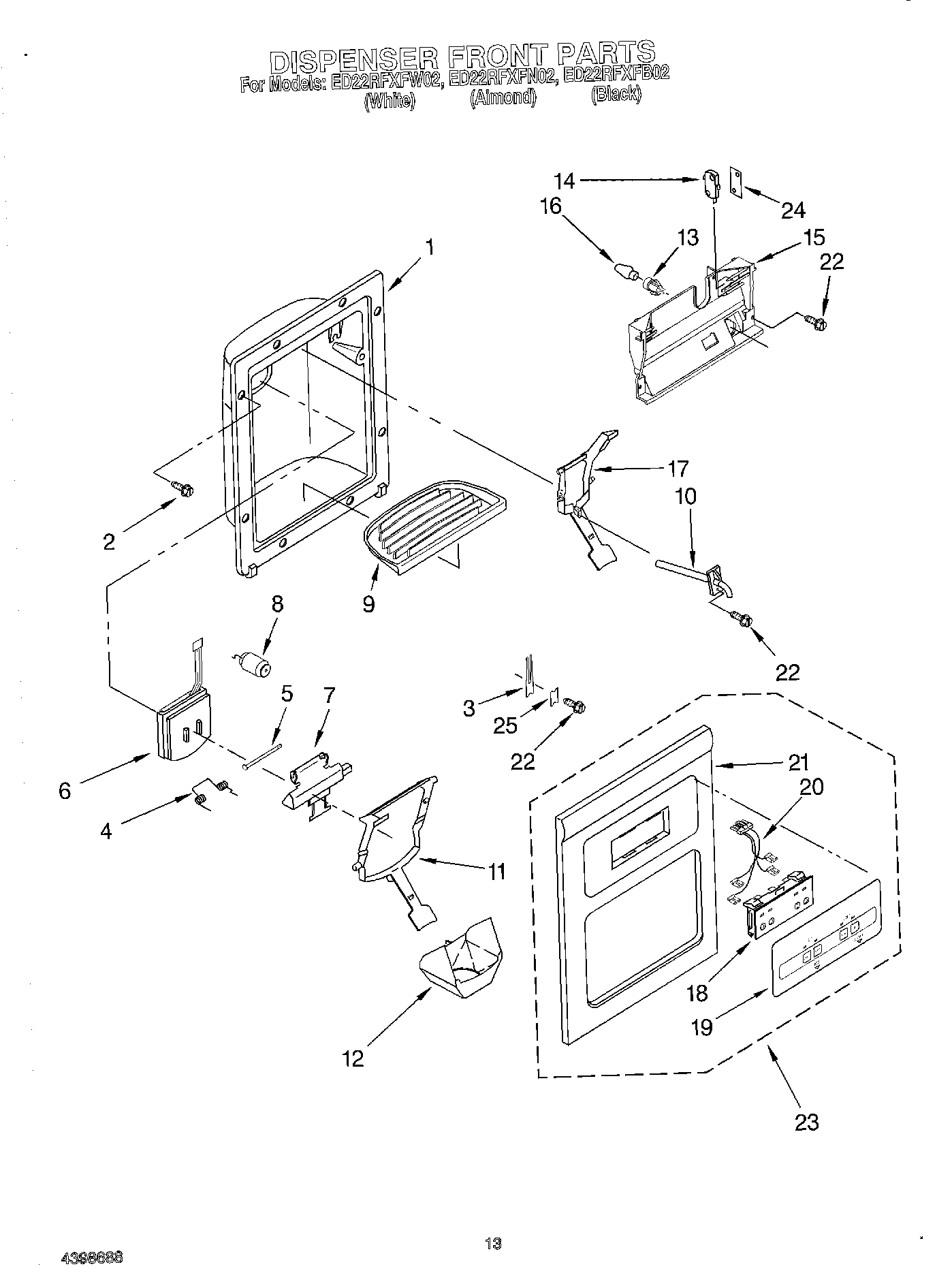 09 - DISPENSER FRONT