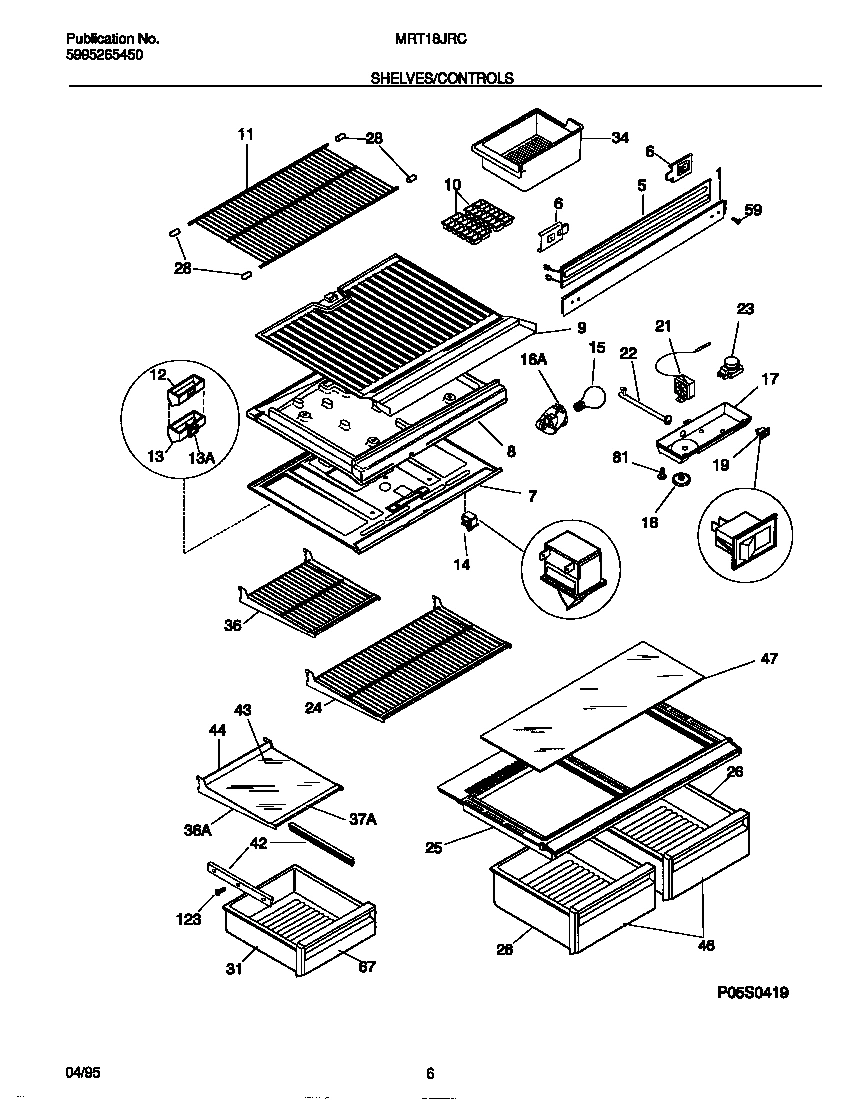 04 - SHELVES/CONTROLS