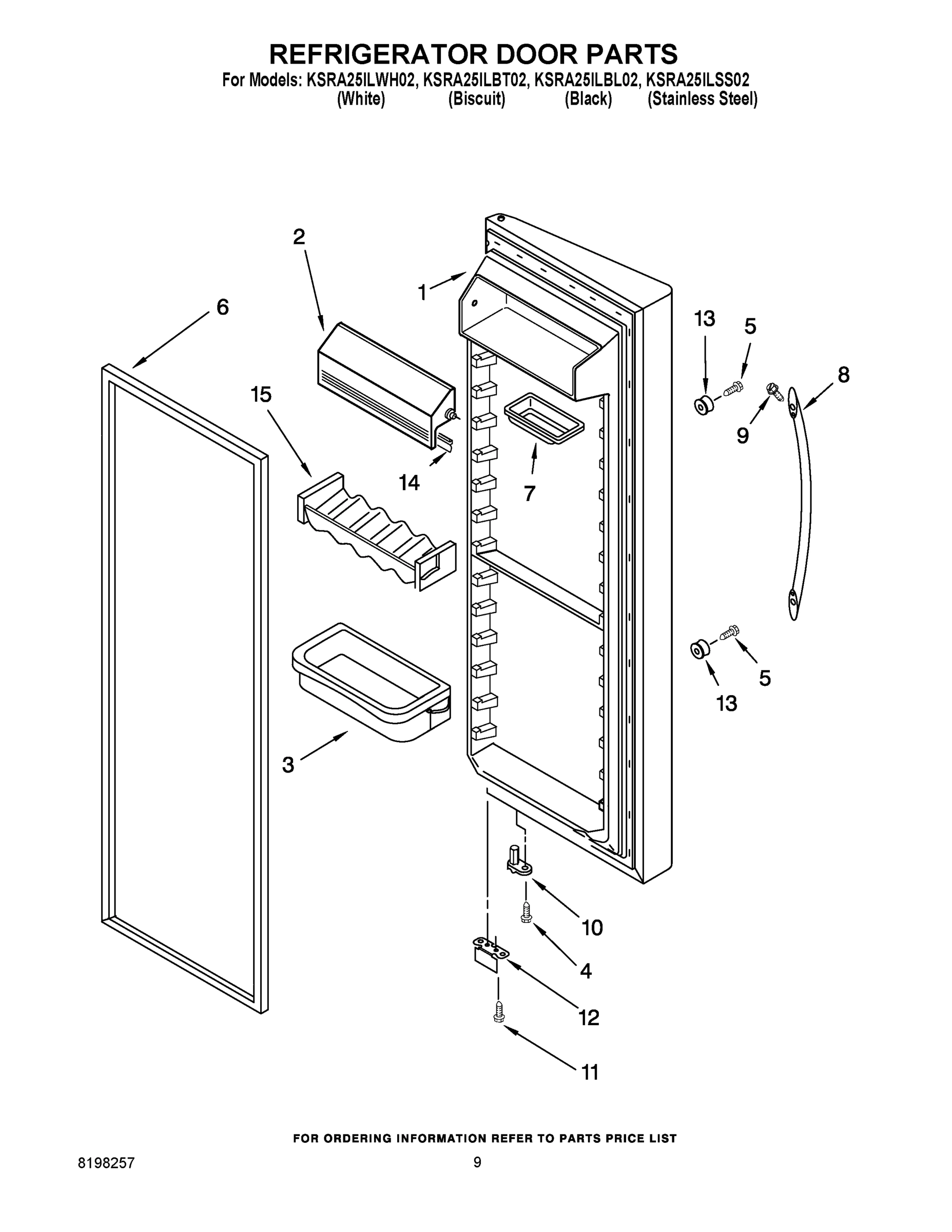 07 - REFRIGERATOR DOOR PARTS