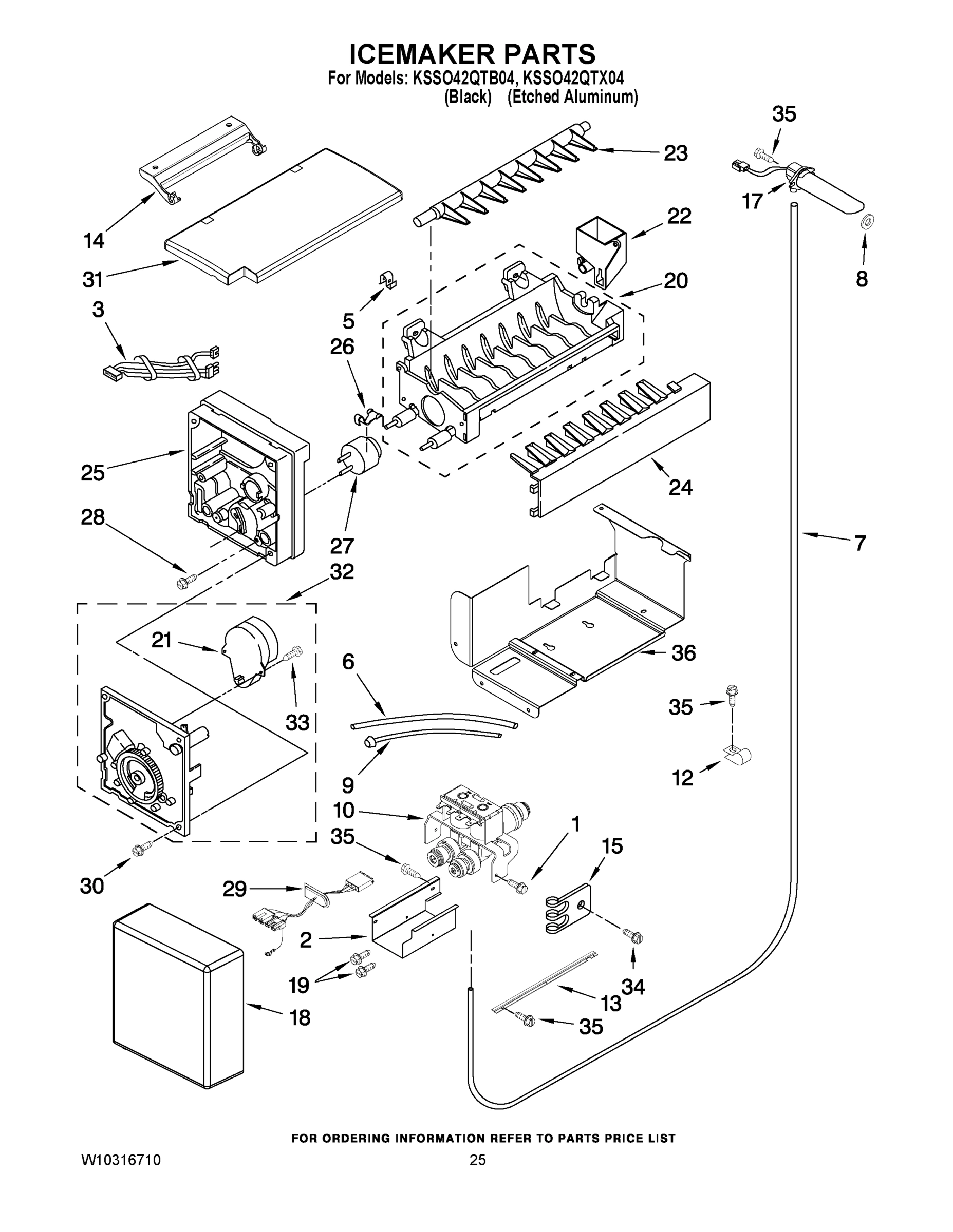 15 - ICEMAKER PARTS