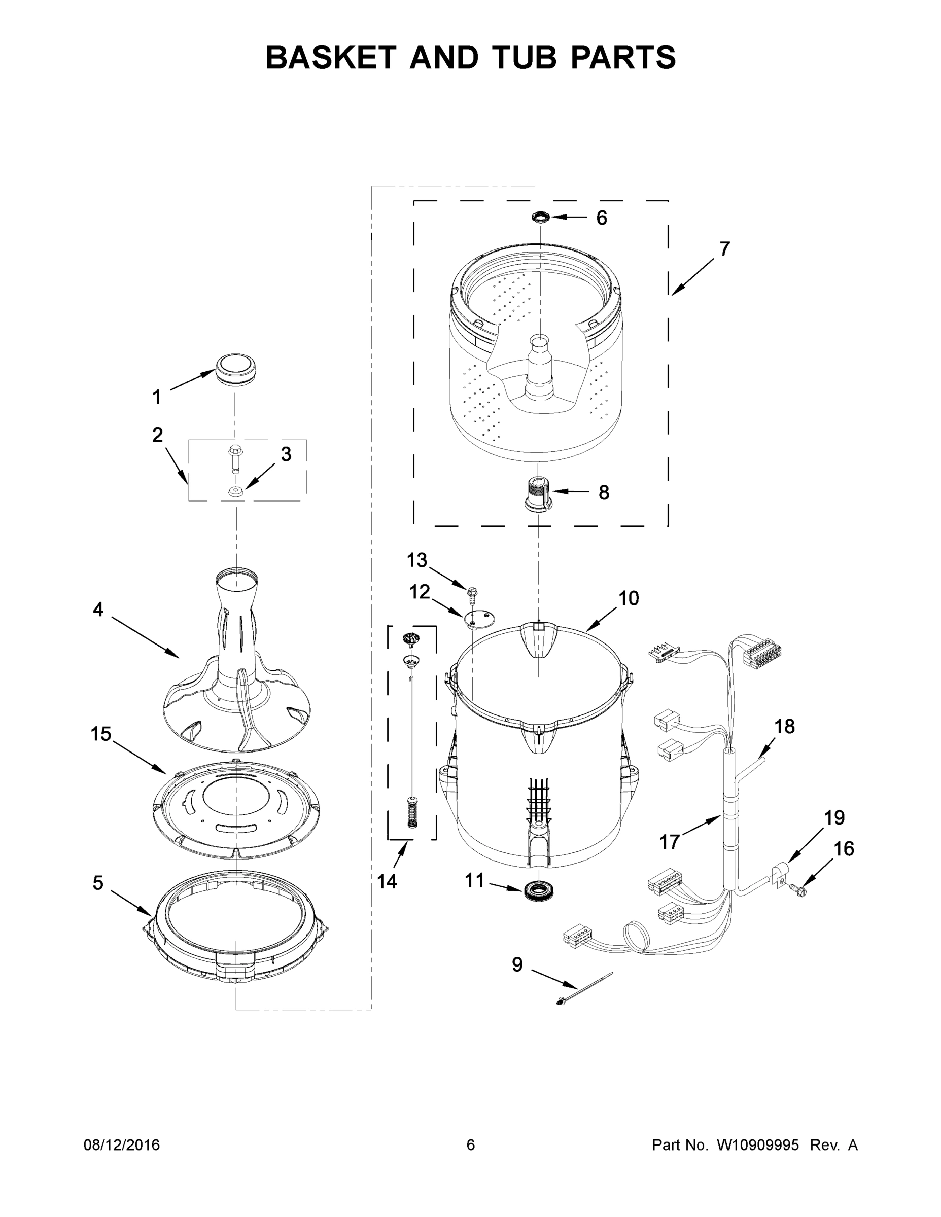 04 - BASKET AND TUB PARTS