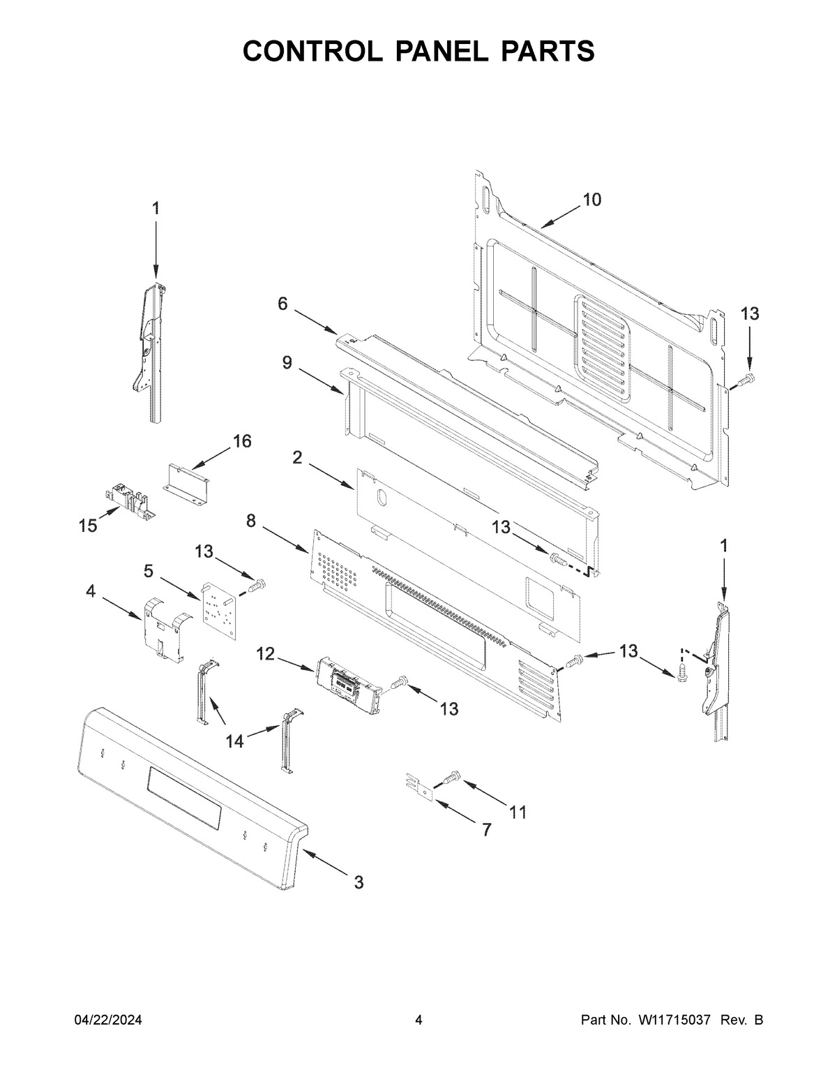 03 - CONTROL PANEL PARTS