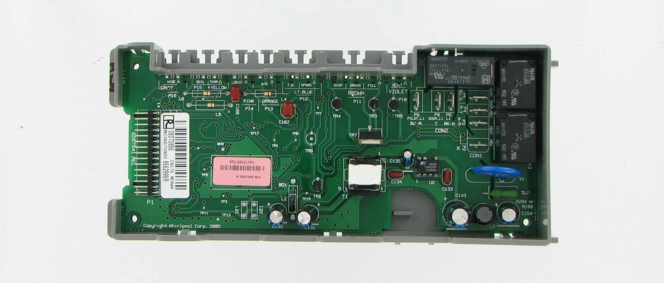 WPW10285178 Whirlpool Dishwasher Electronic Control Board + Core