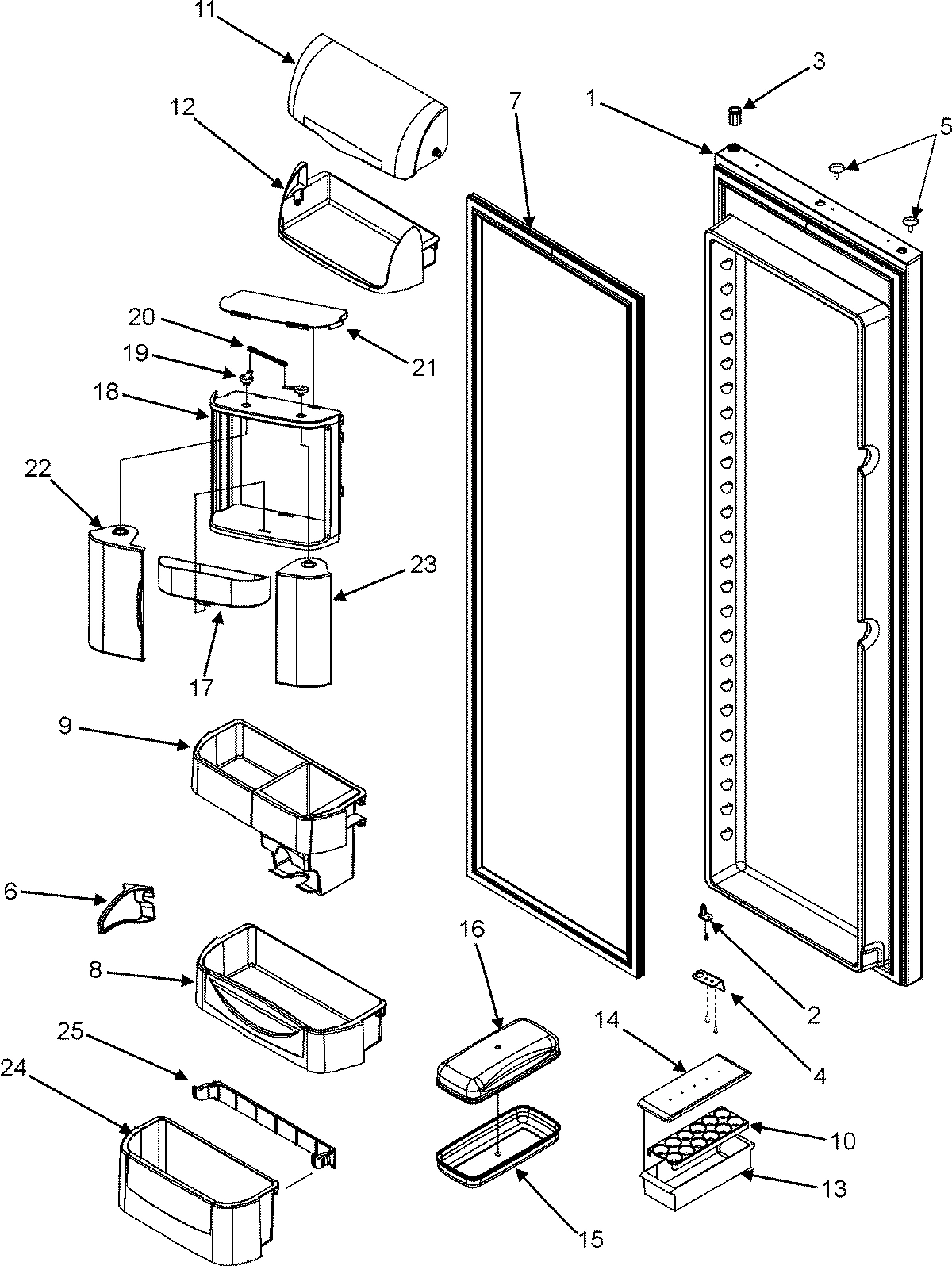 15 - REFRIGERATOR DOOR