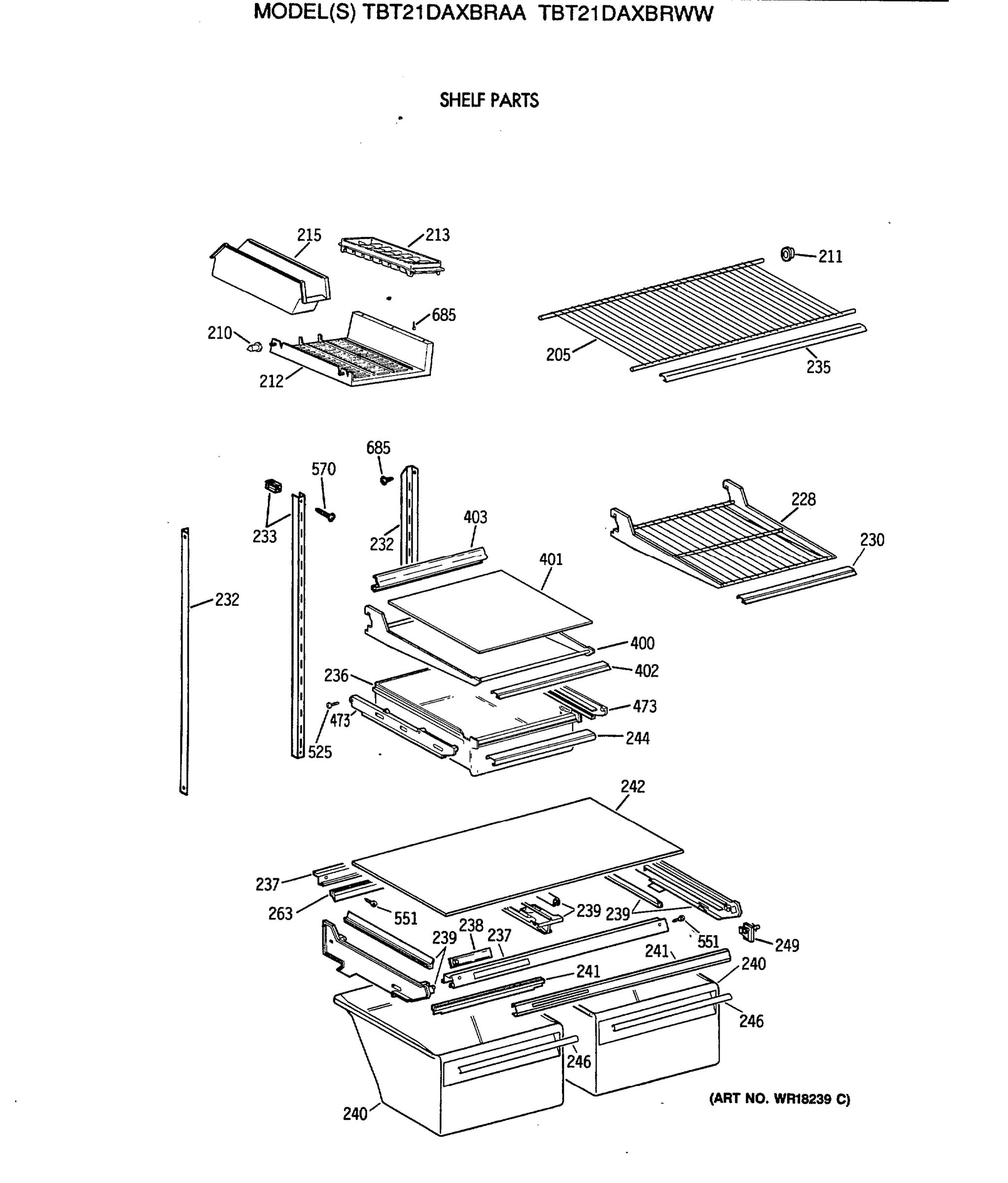 SHELF PARTS