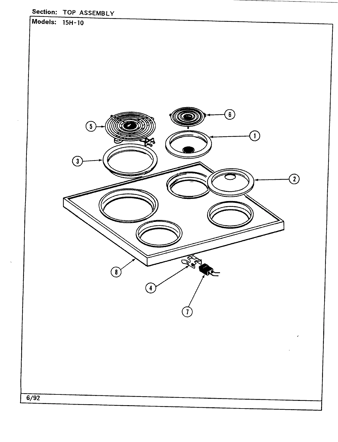 07 - MAIN TOP ASSEMBLY