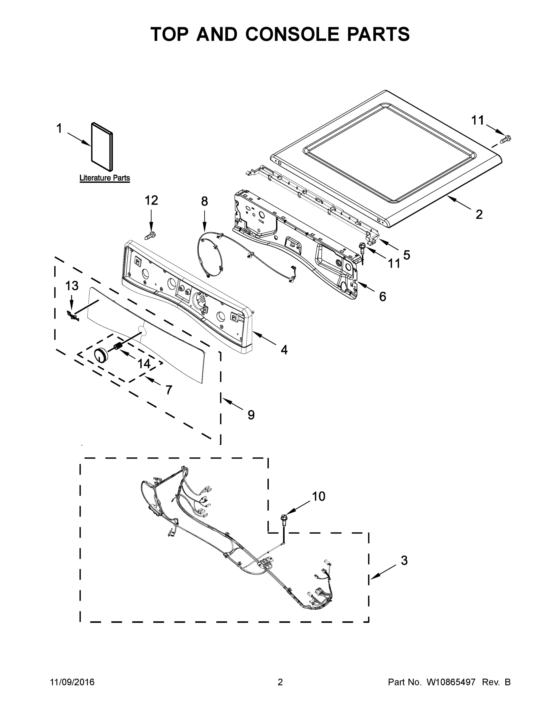 02 - TOP AND CONSOLE PARTS
