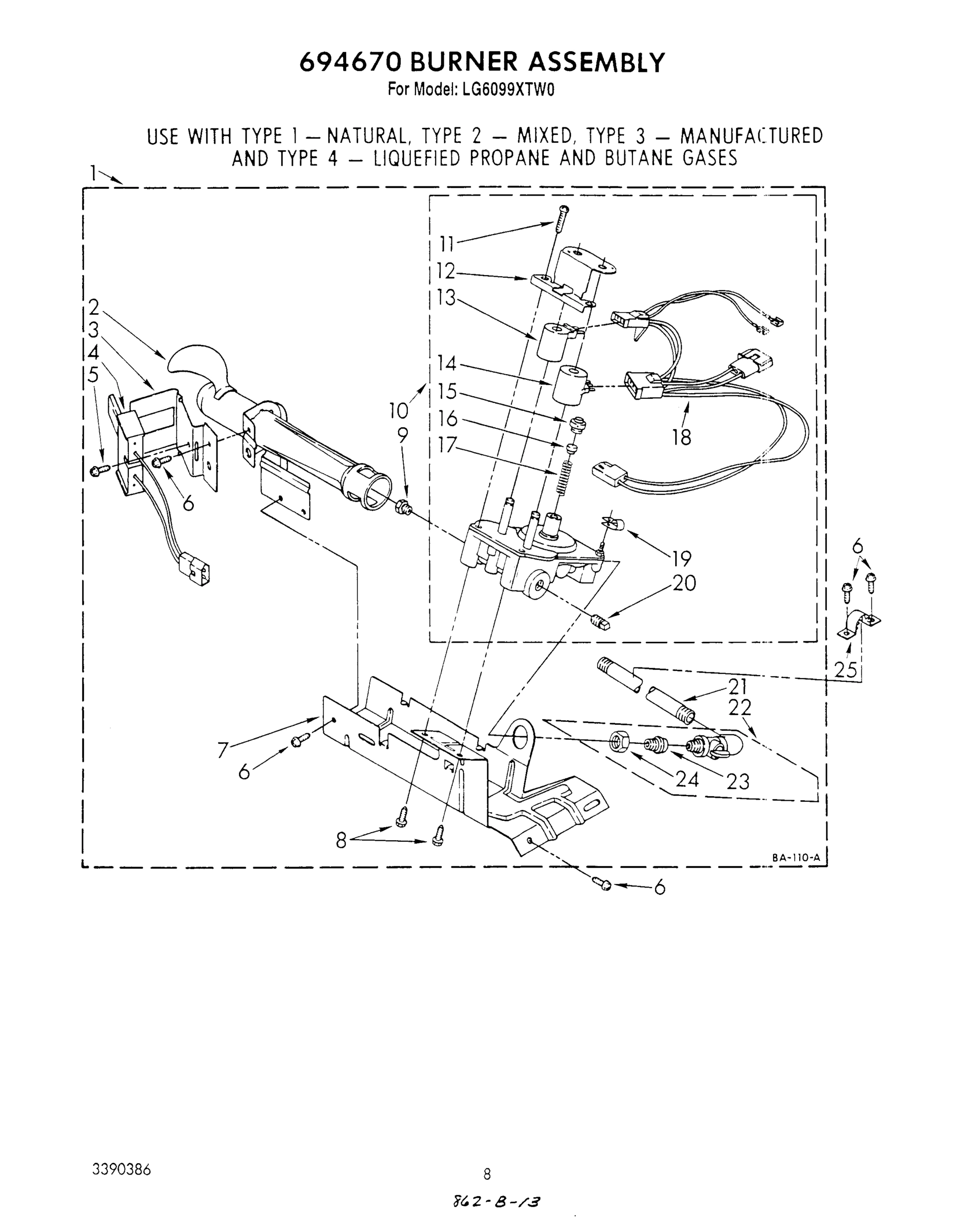 05 - 694670 BURNER