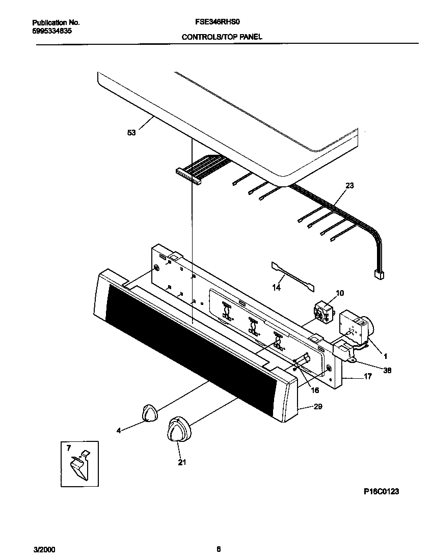 04 - P16C0123 CONTROL PANEL