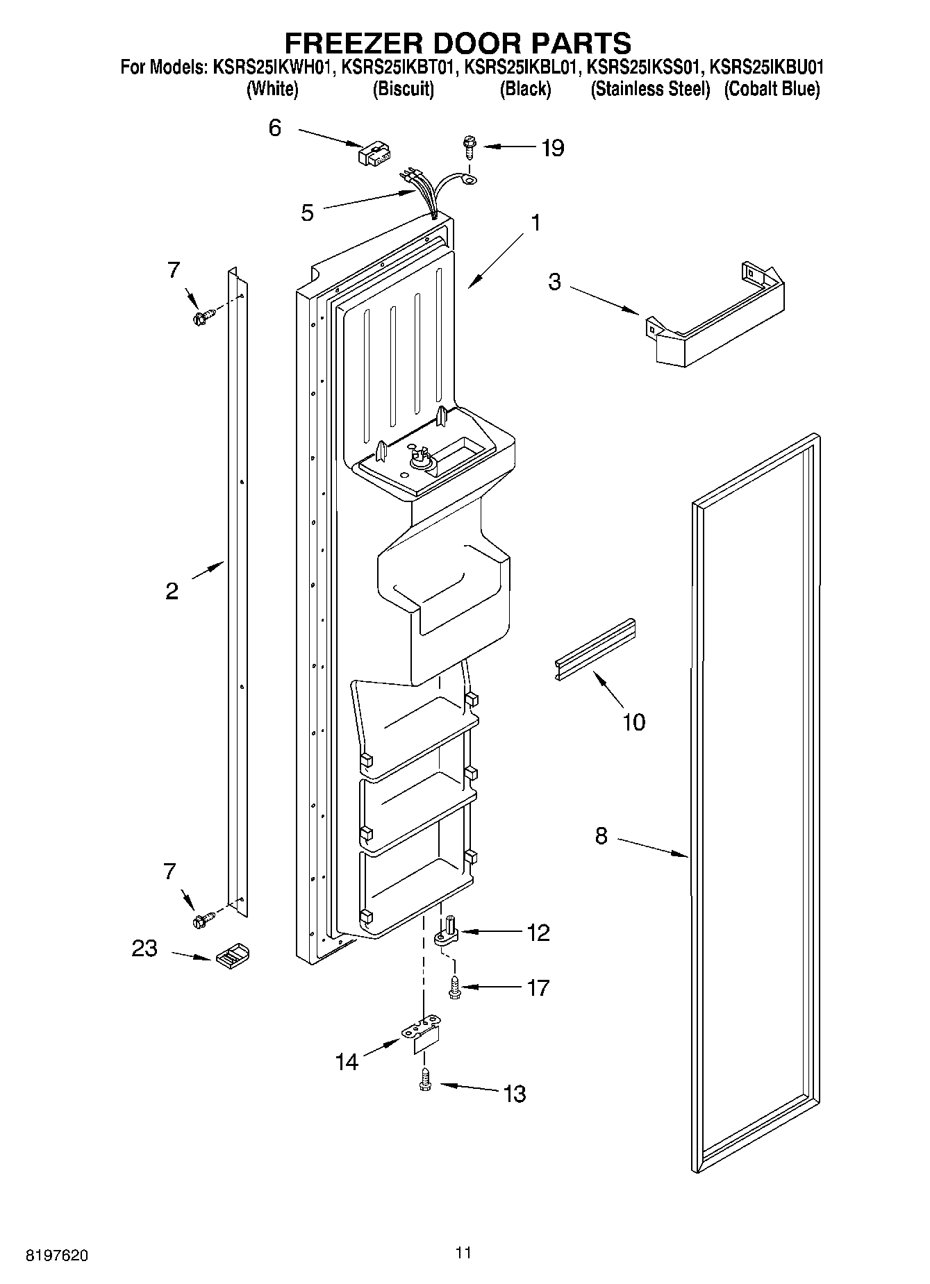 07 - FREEZER DOOR