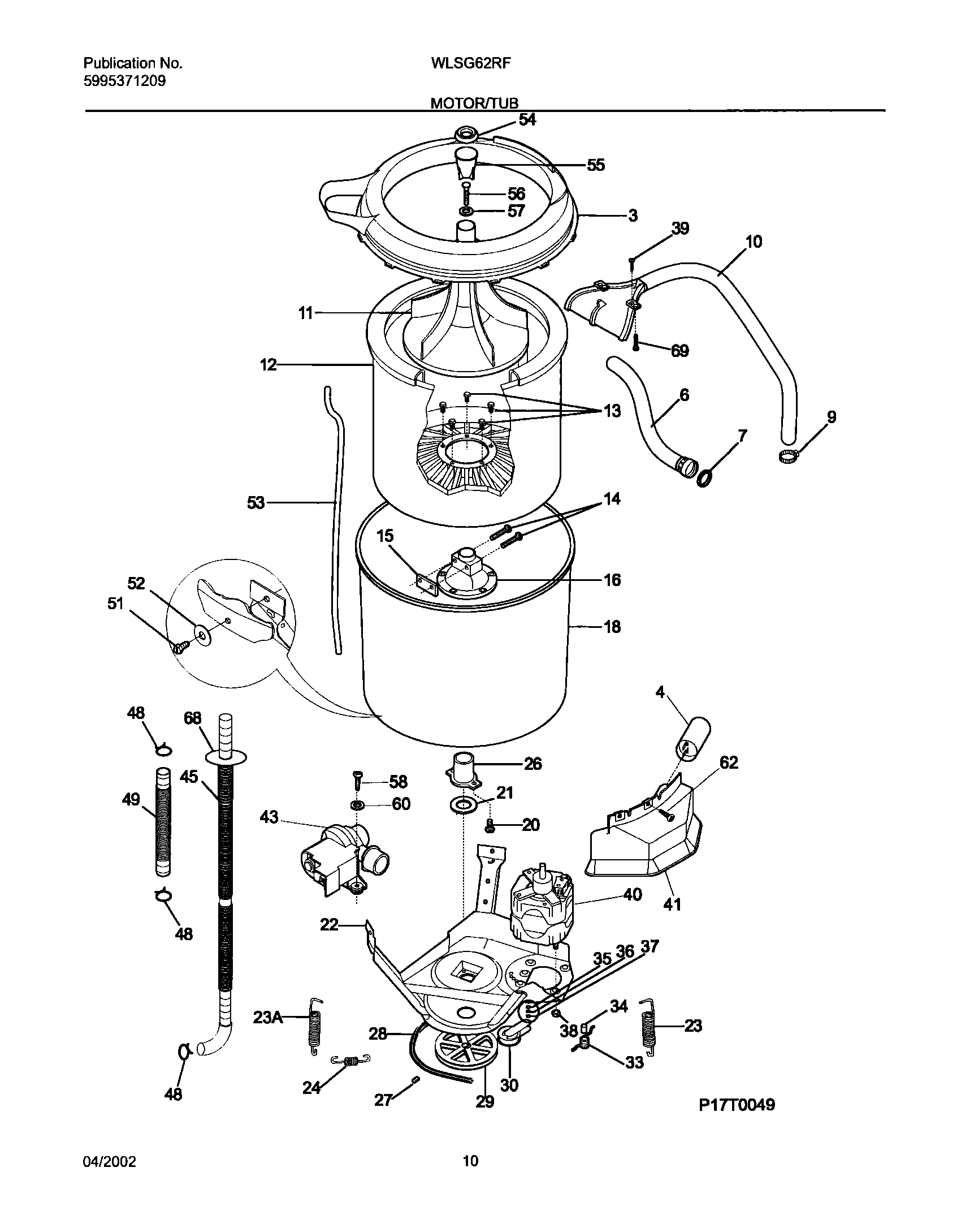 11 - WSHR MTR,HOSE