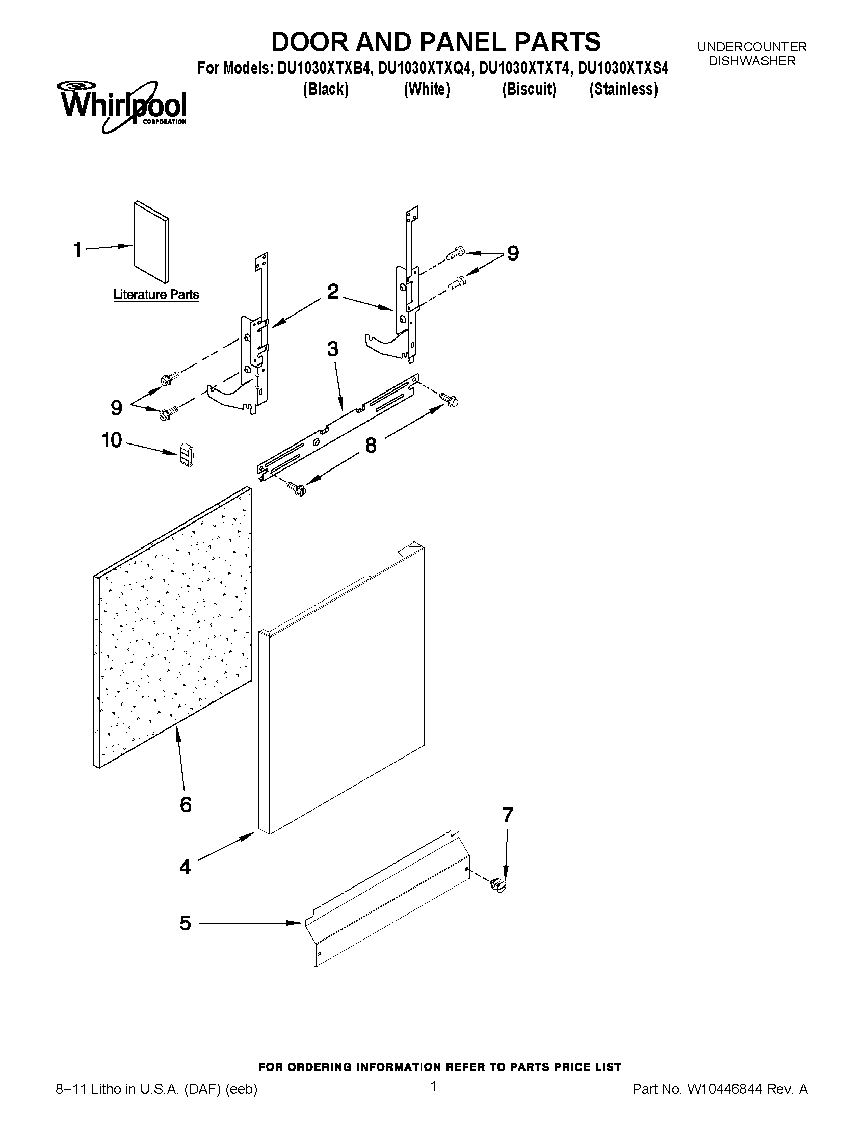 01 - DOOR AND PANEL PARTS