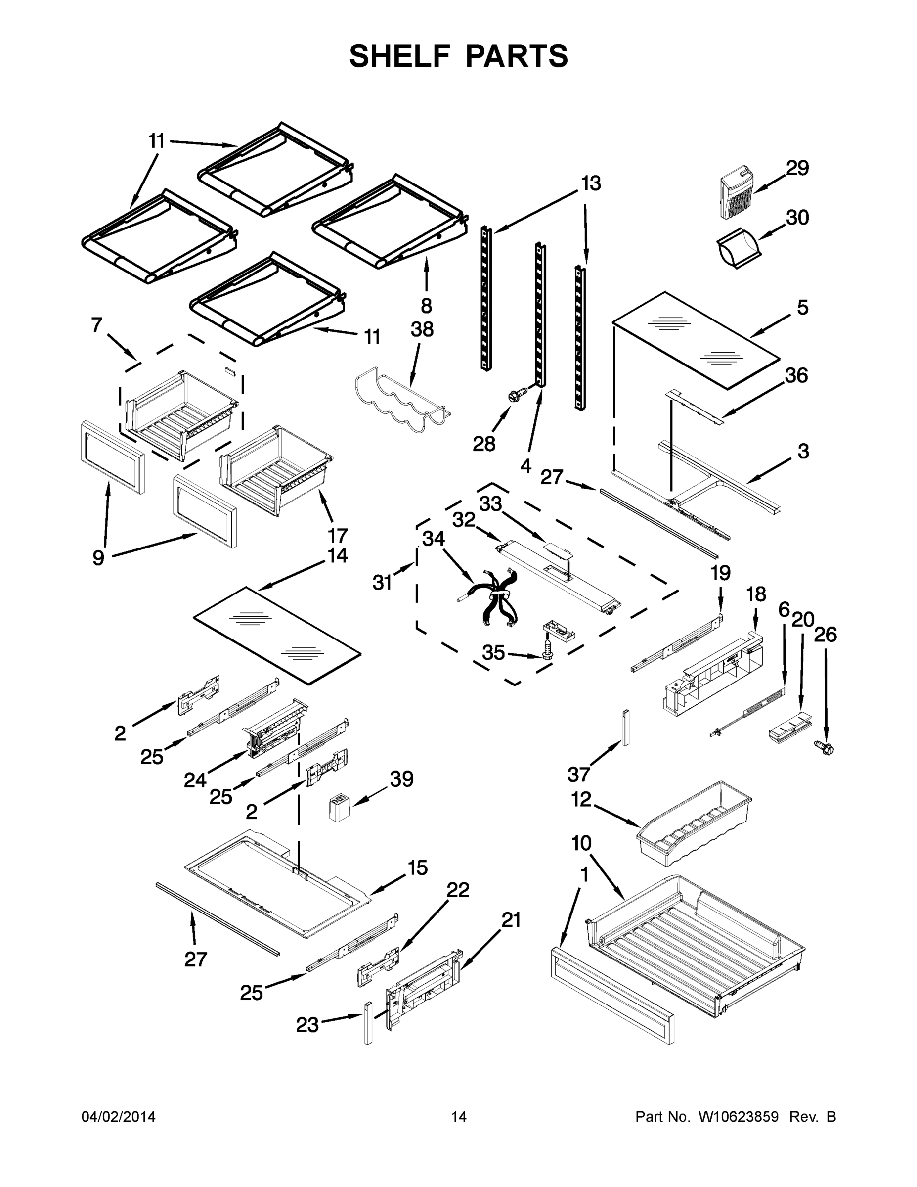 08 - SHELF PARTS