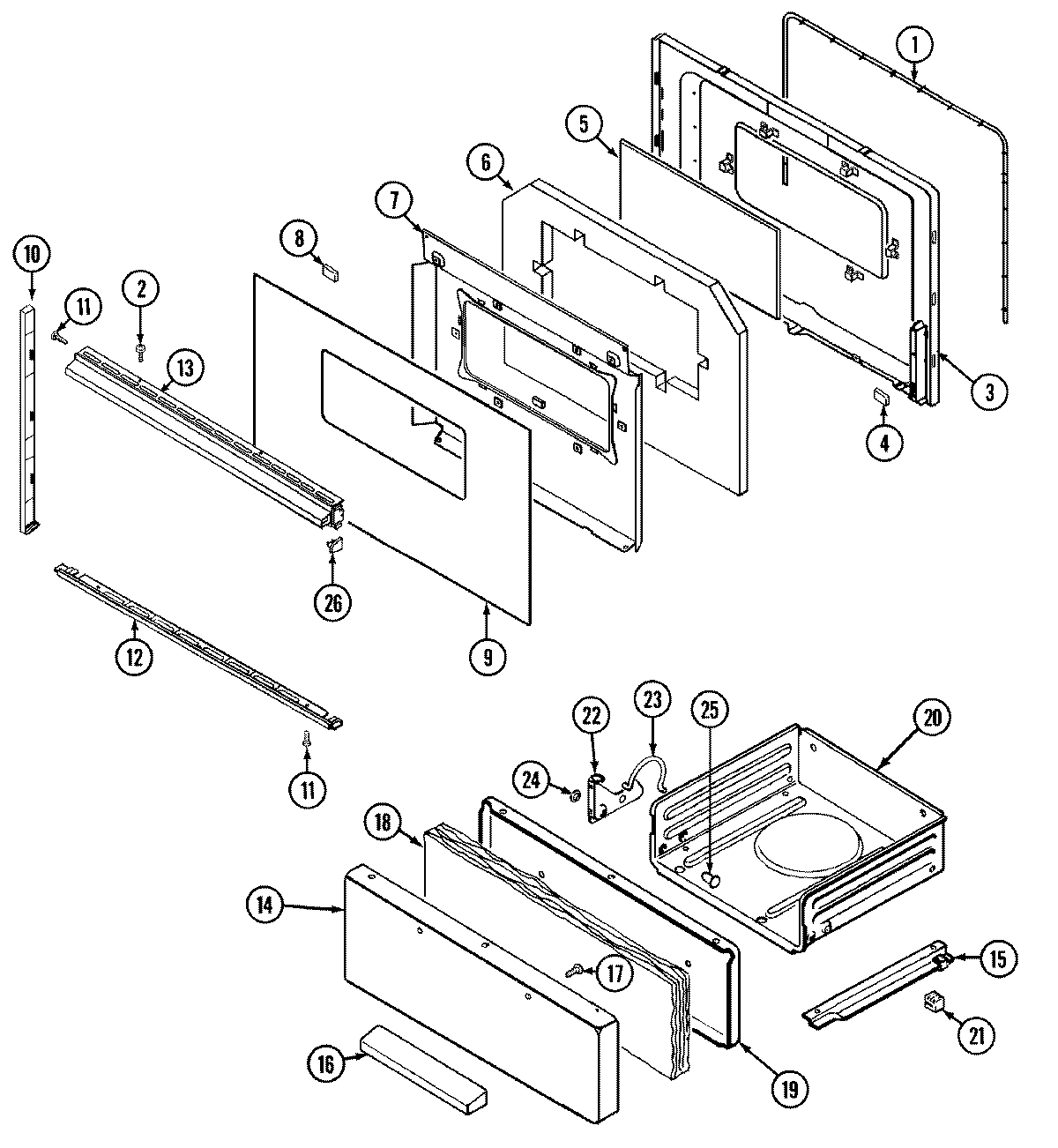 03 - DOOR/DRAWER (SER. PRE. 12)