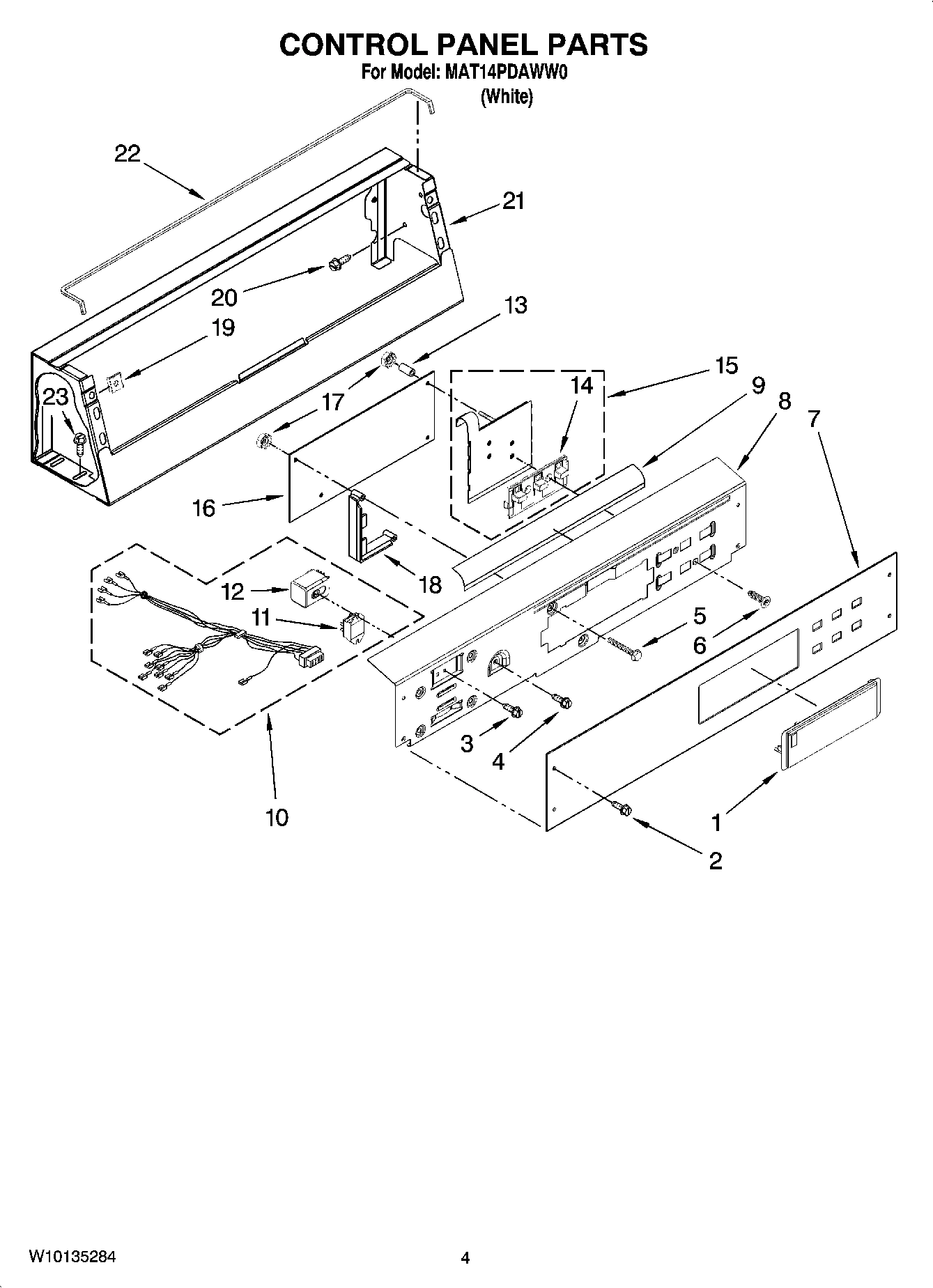 02 - CONTROL PANEL PARTS