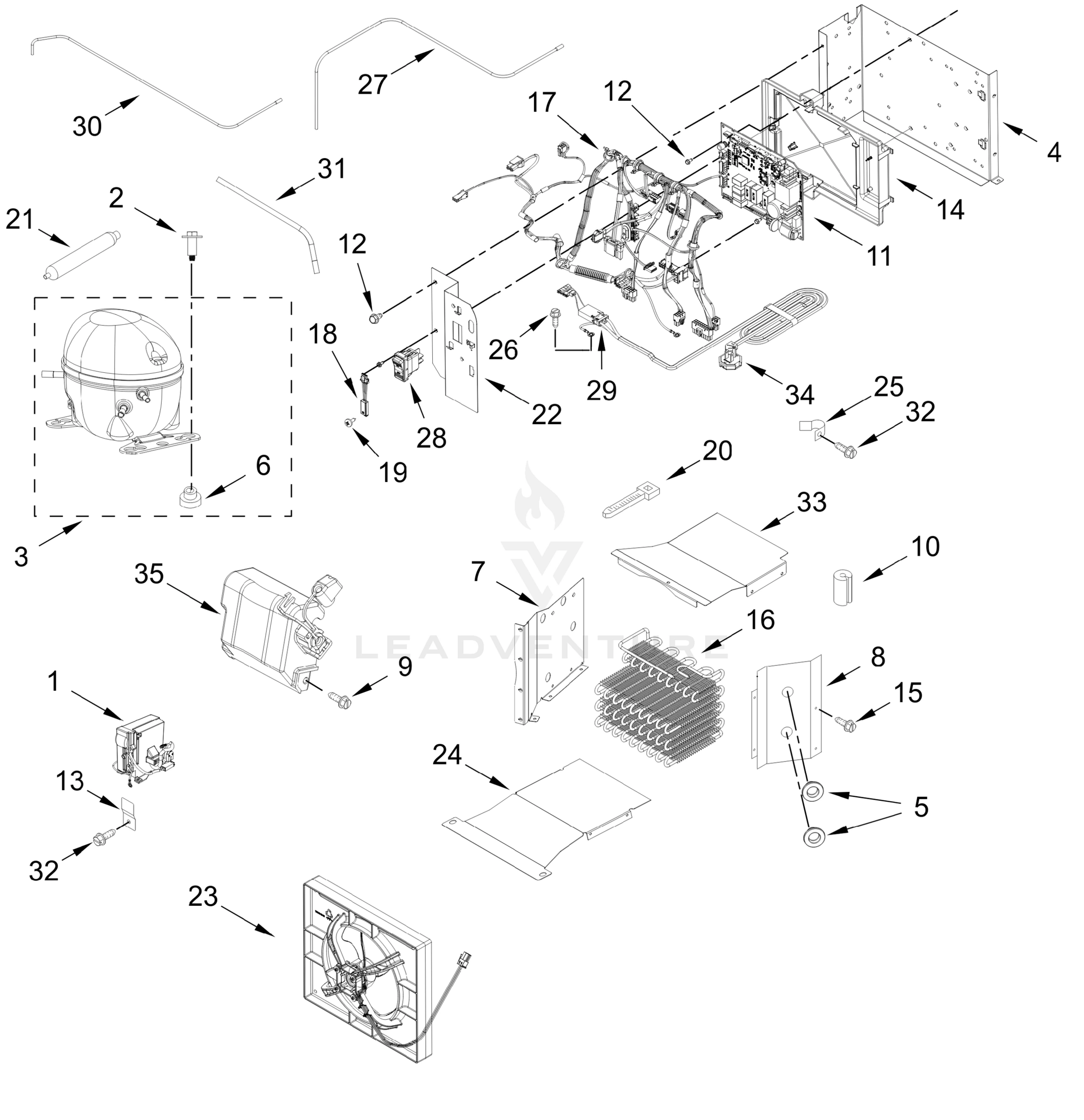 UPPER UNIT PARTS