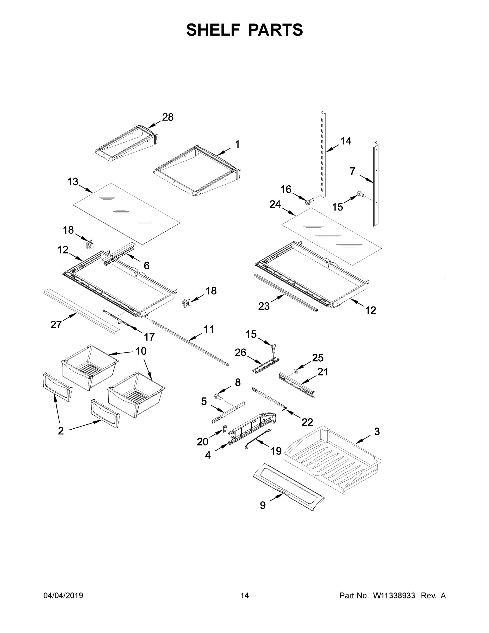 08 - SHELF PARTS