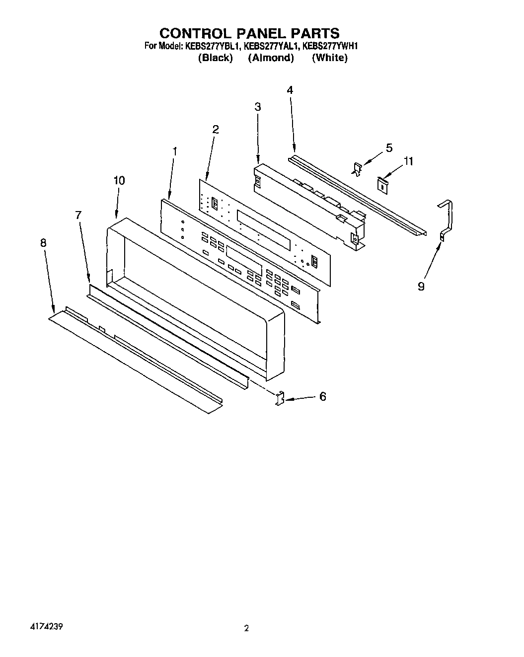02 - CONTROL PANEL, LIT/OPTIONAL