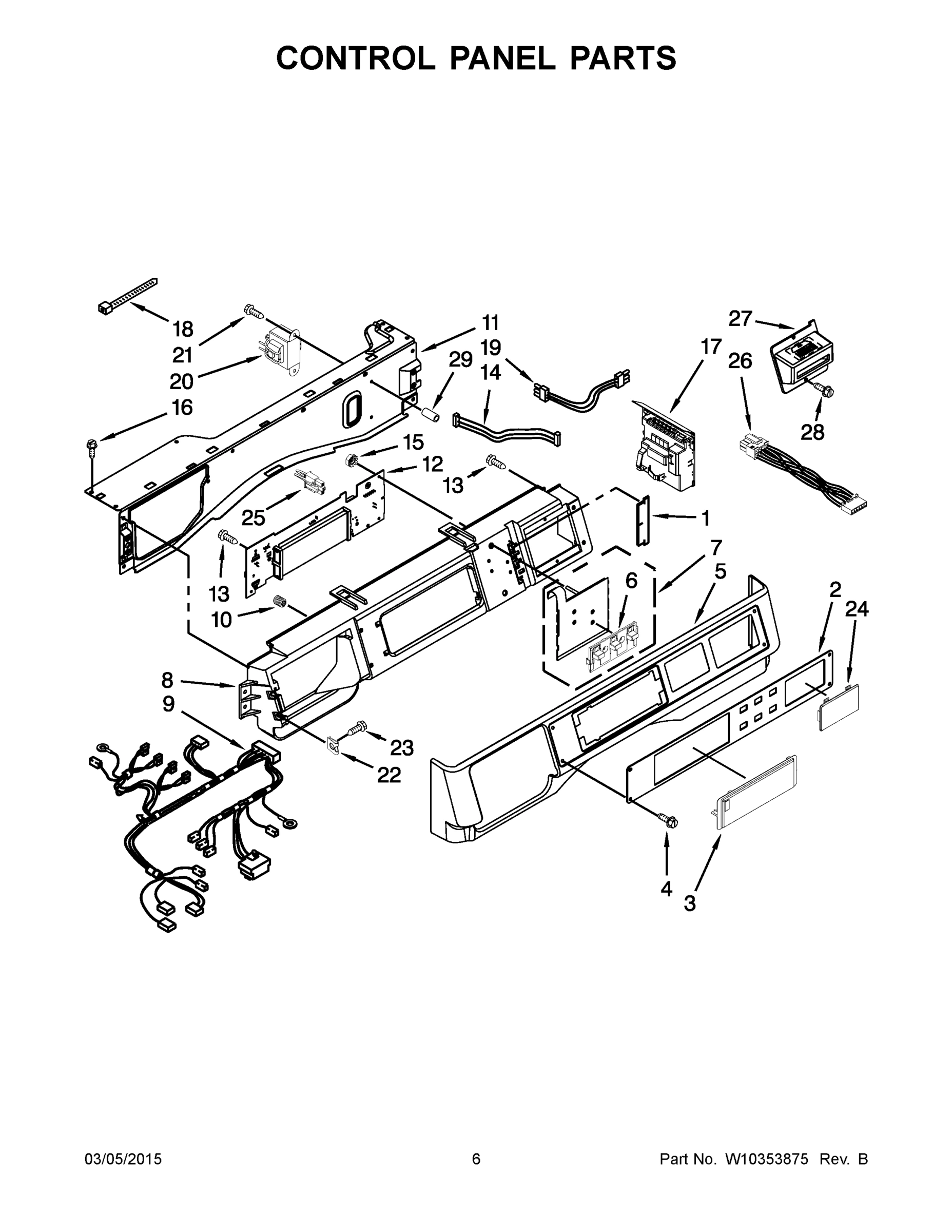 04 - CONTROL PANEL PARTS