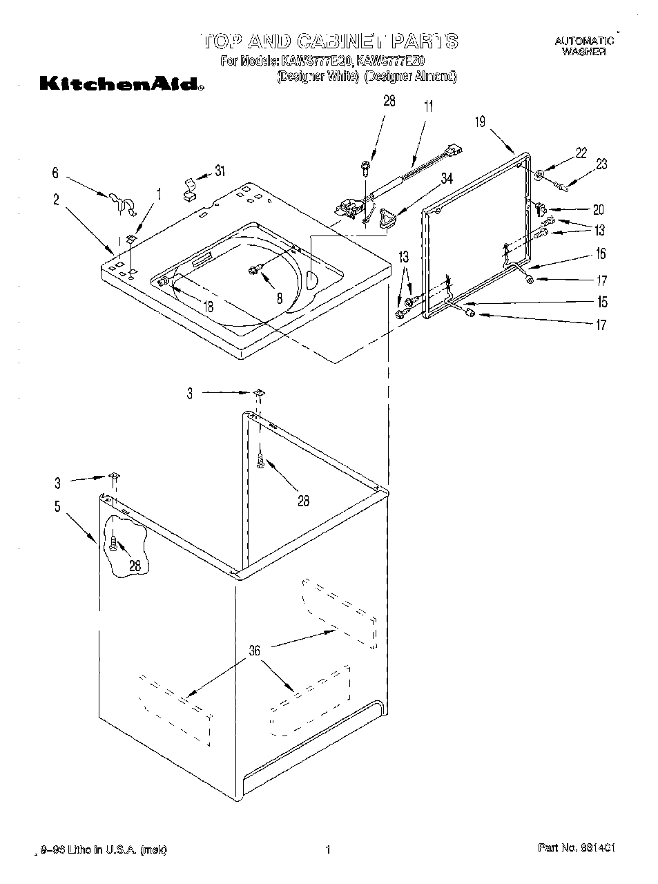 01 - TOP AND CABINET
