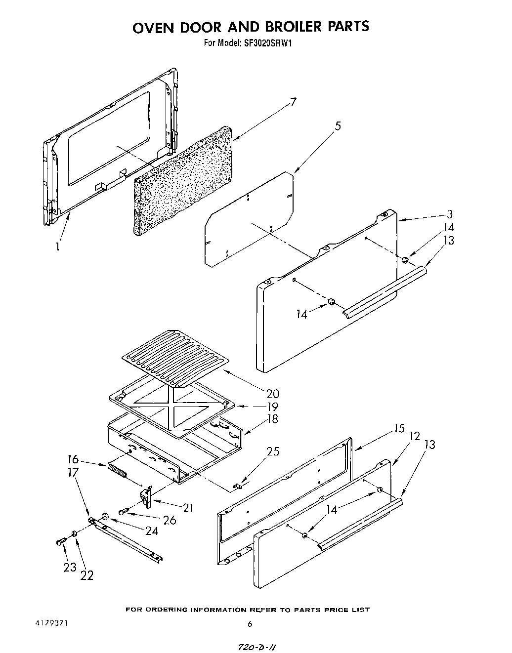 05 - OVEN DOOR AND BROILER