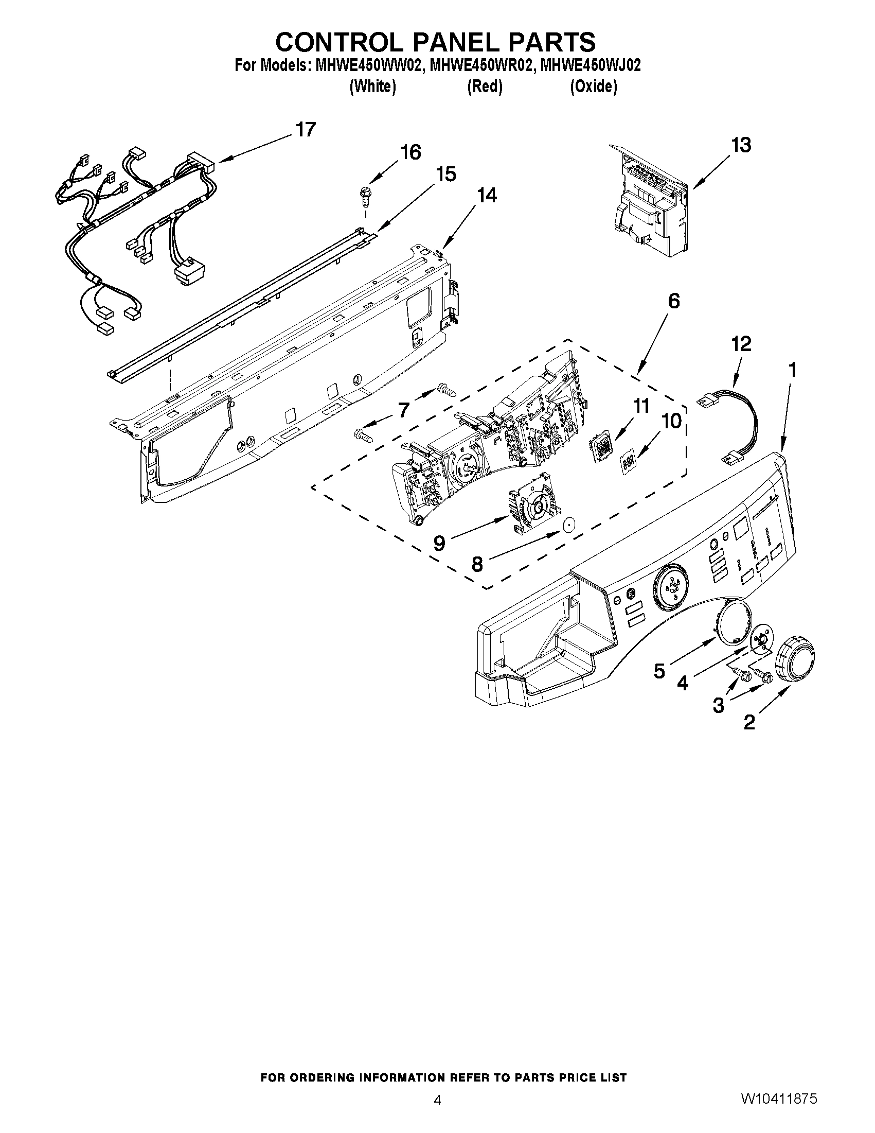 03 - CONTROL PANEL PARTS