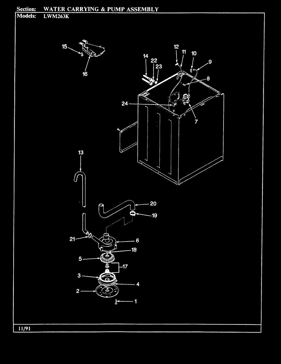 05 - WATER CARRYING & PUMP ASSEMBLY