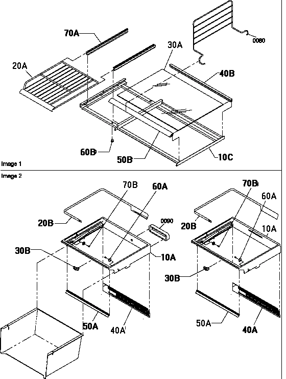 07 - FZ SHELF/DELI/CRISPER ASSEMBLIES