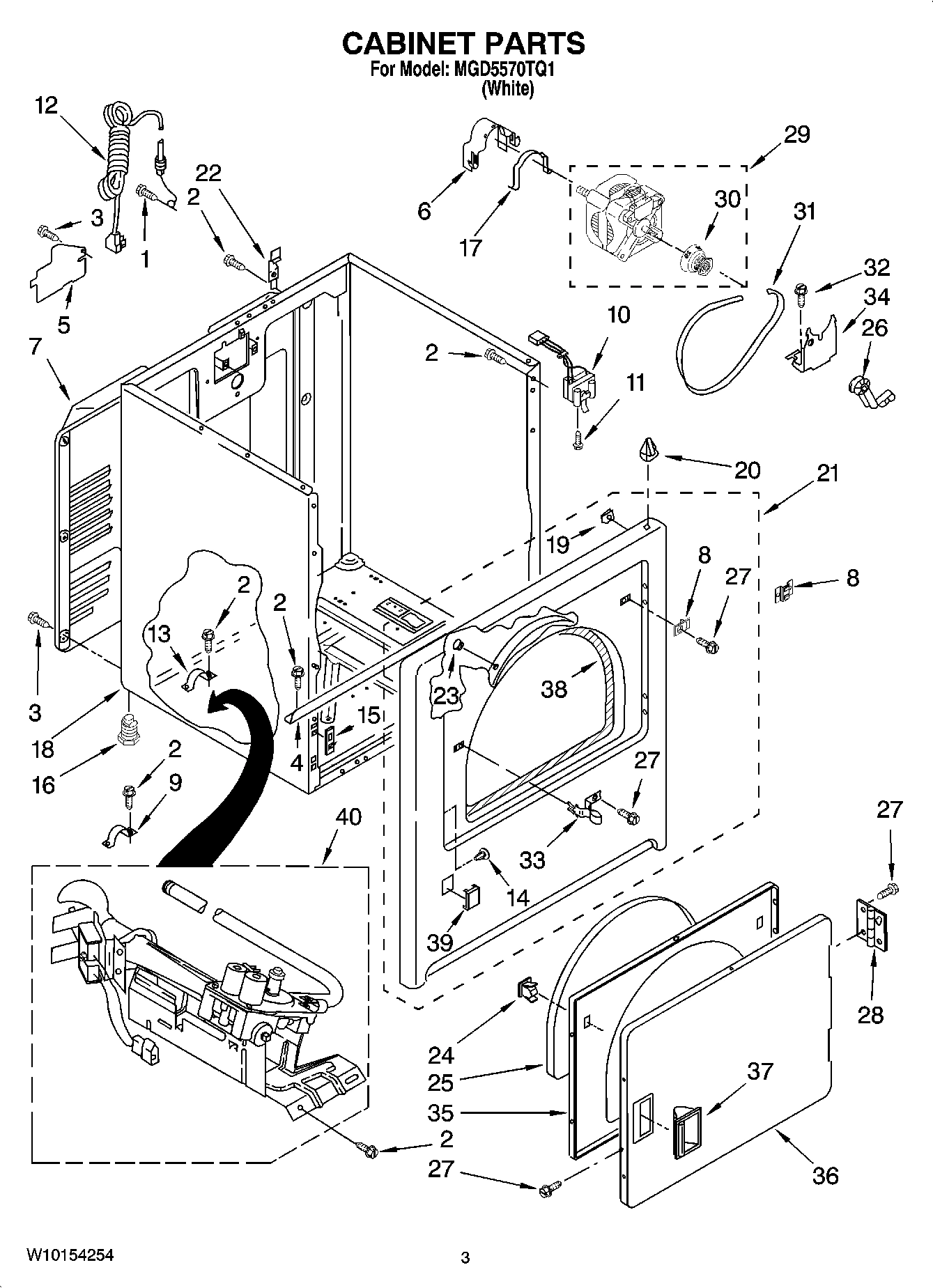 02 - CABINET PARTS