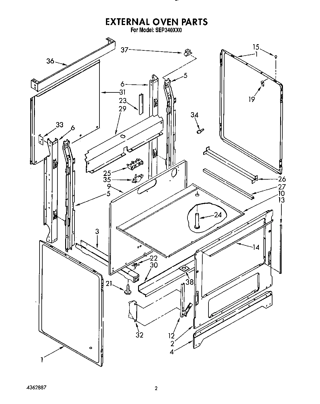 02 - EXTERNAL OVEN, LIT/OPTIONAL