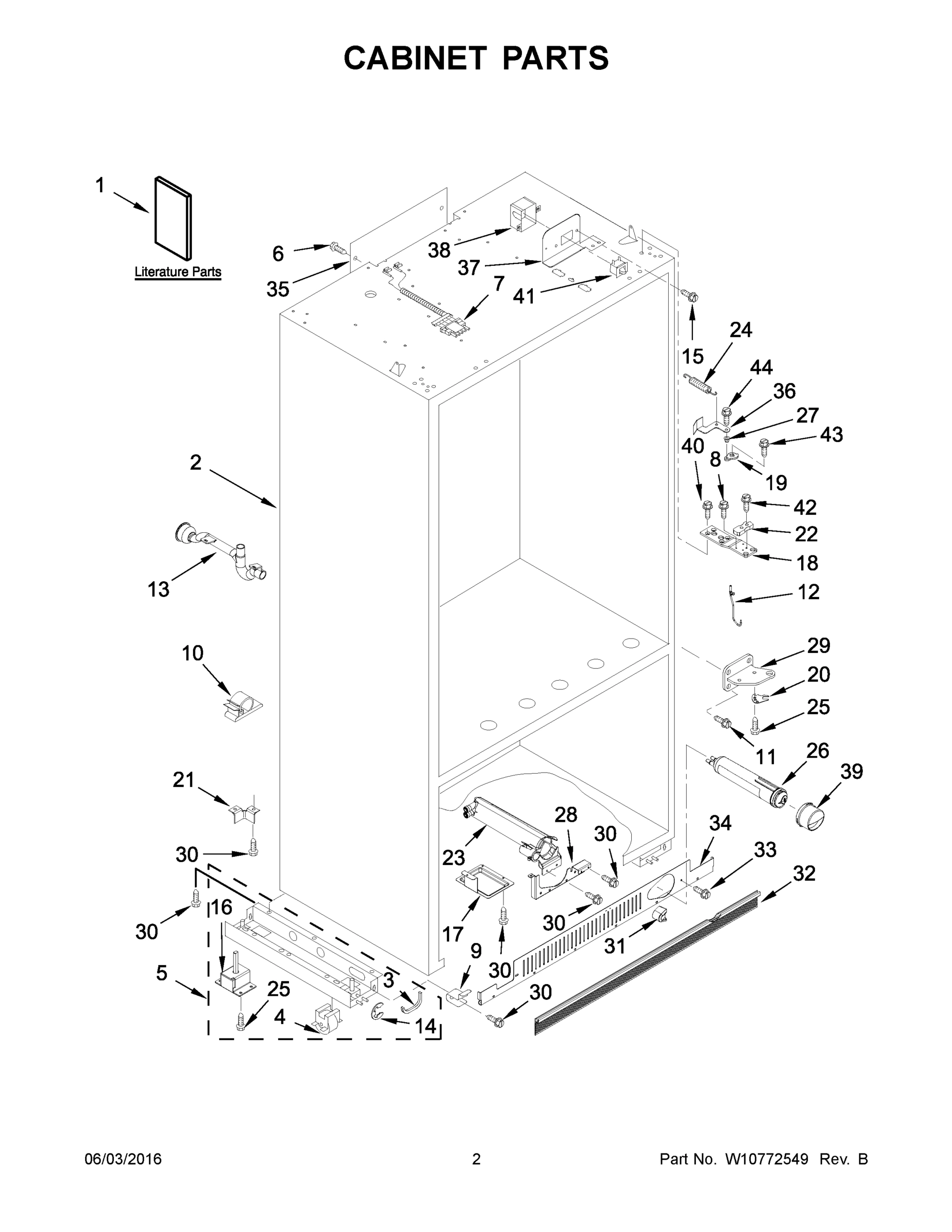 02 - CABINET PARTS