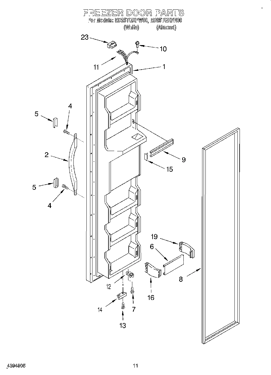 07 - FREEZER DOOR