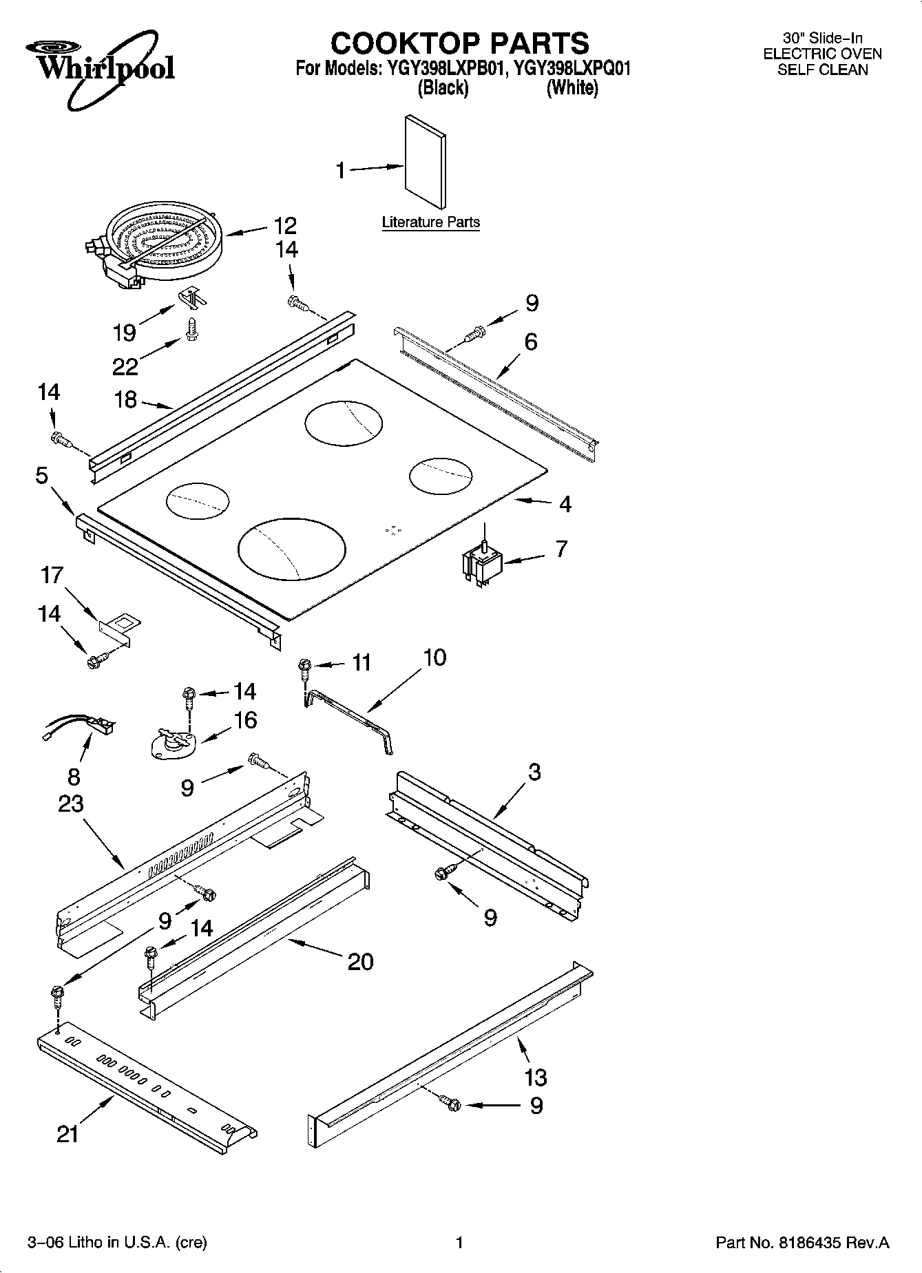 01 - COOKTOP PARTS