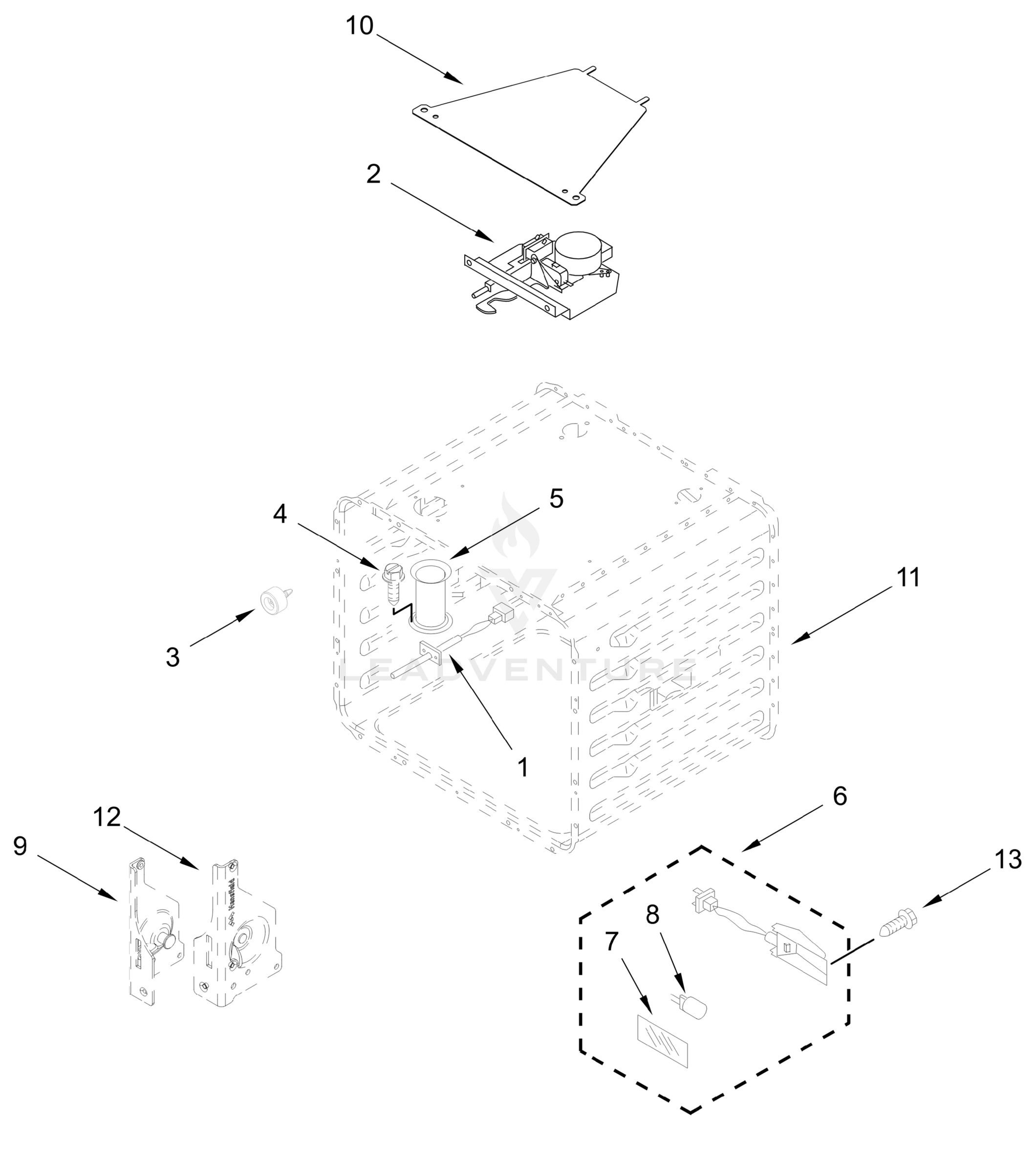 18-IN OVEN PARTS