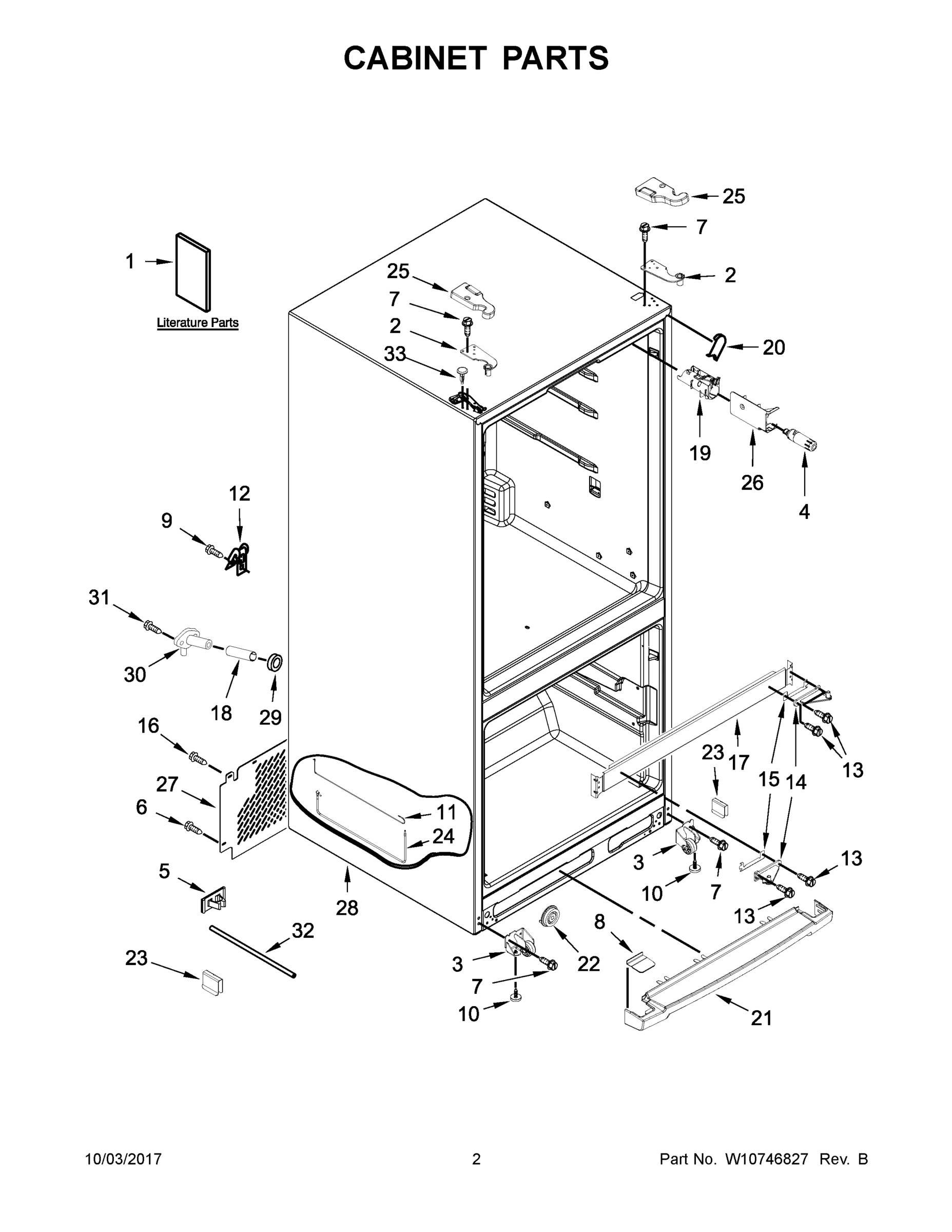 02 - CABINET PARTS