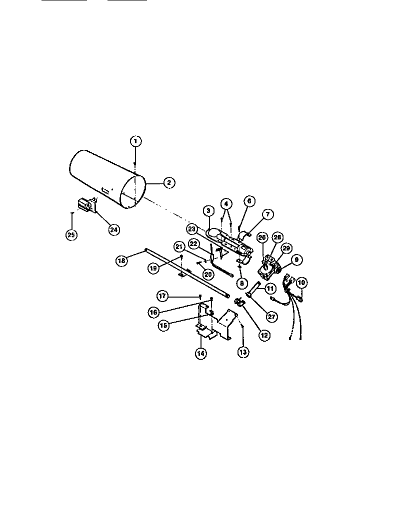 06 - GAS VALVE, BURNER ASSEMBLY, SENSOR