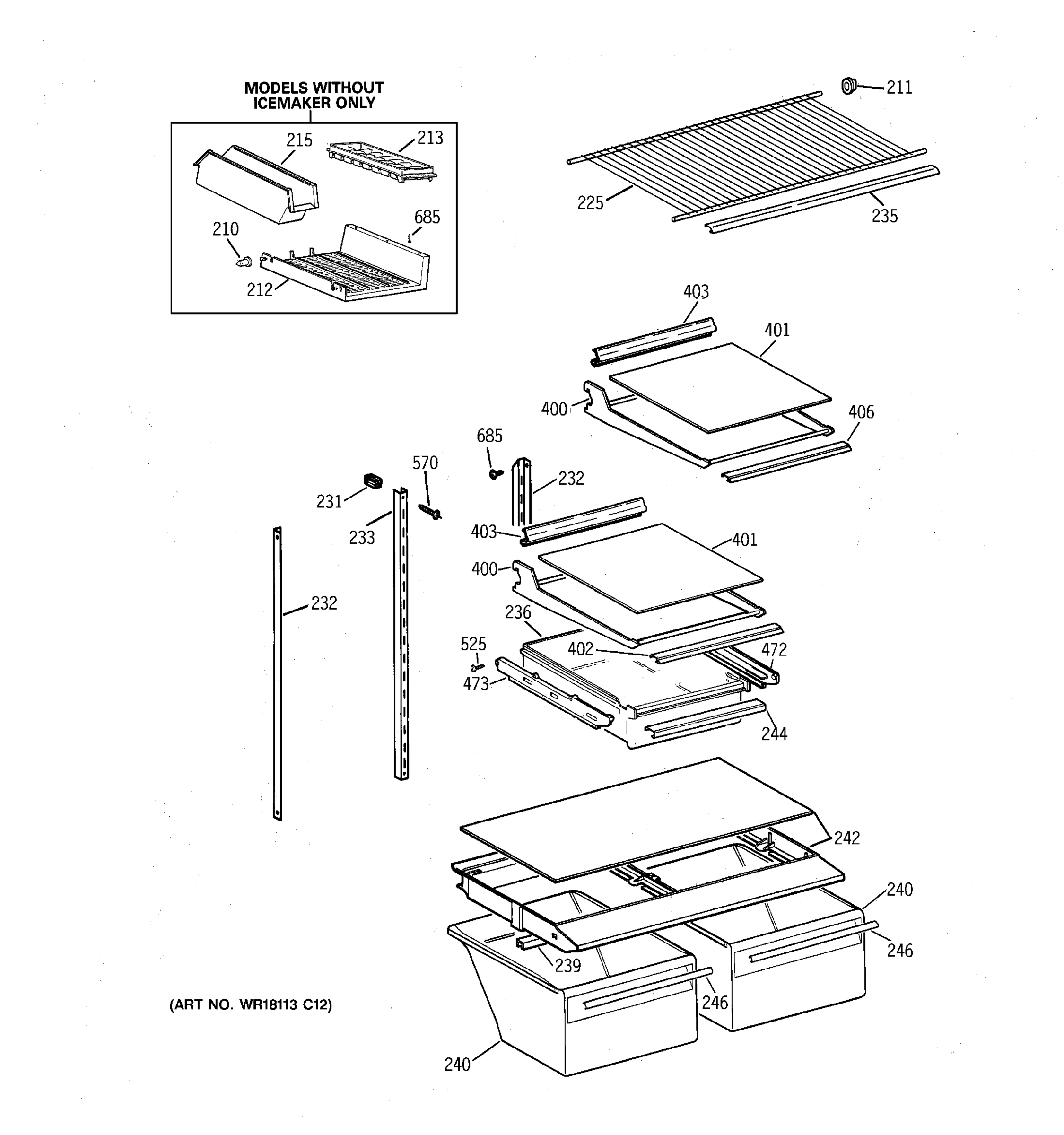 SHELF PARTS