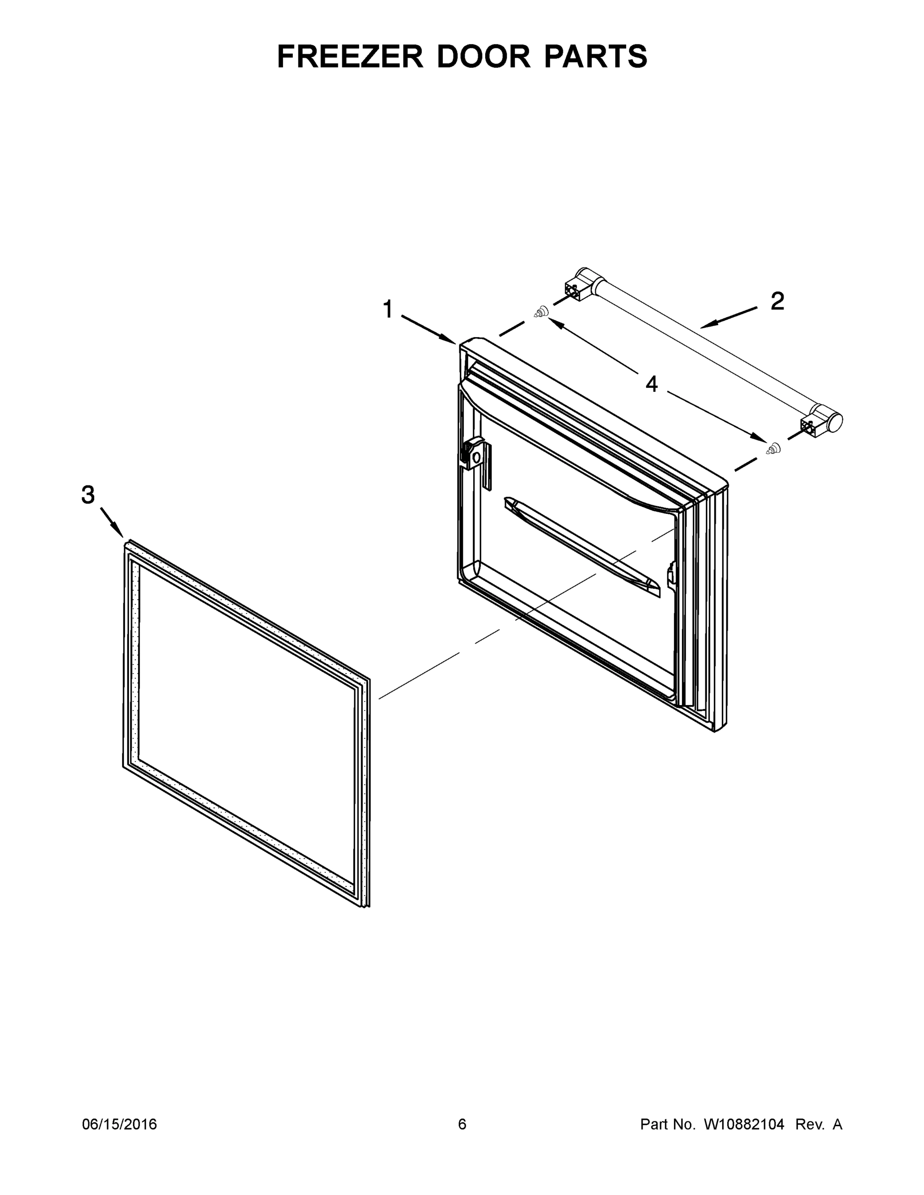 04 - FREEZER DOOR PARTS