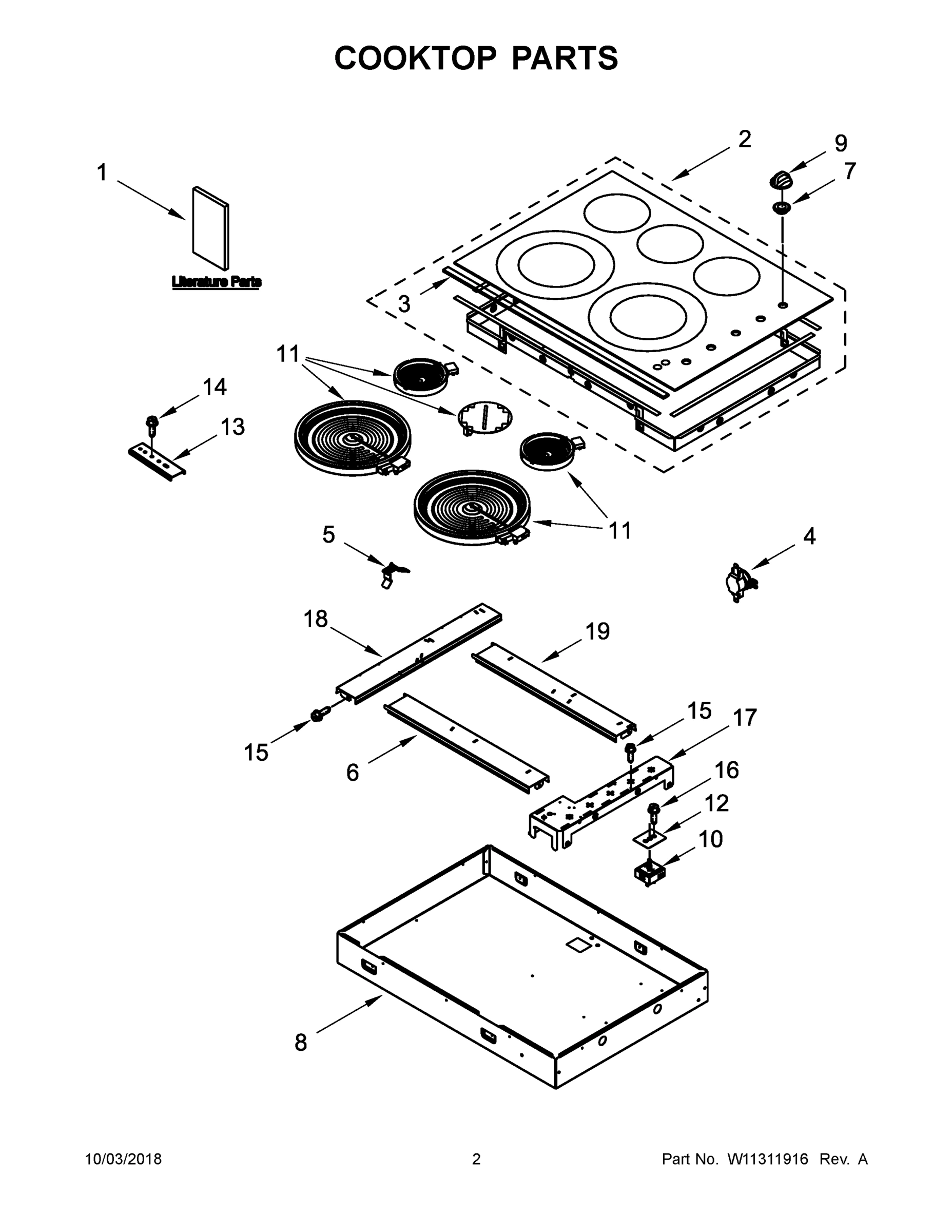 02 - COOKTOP PARTS