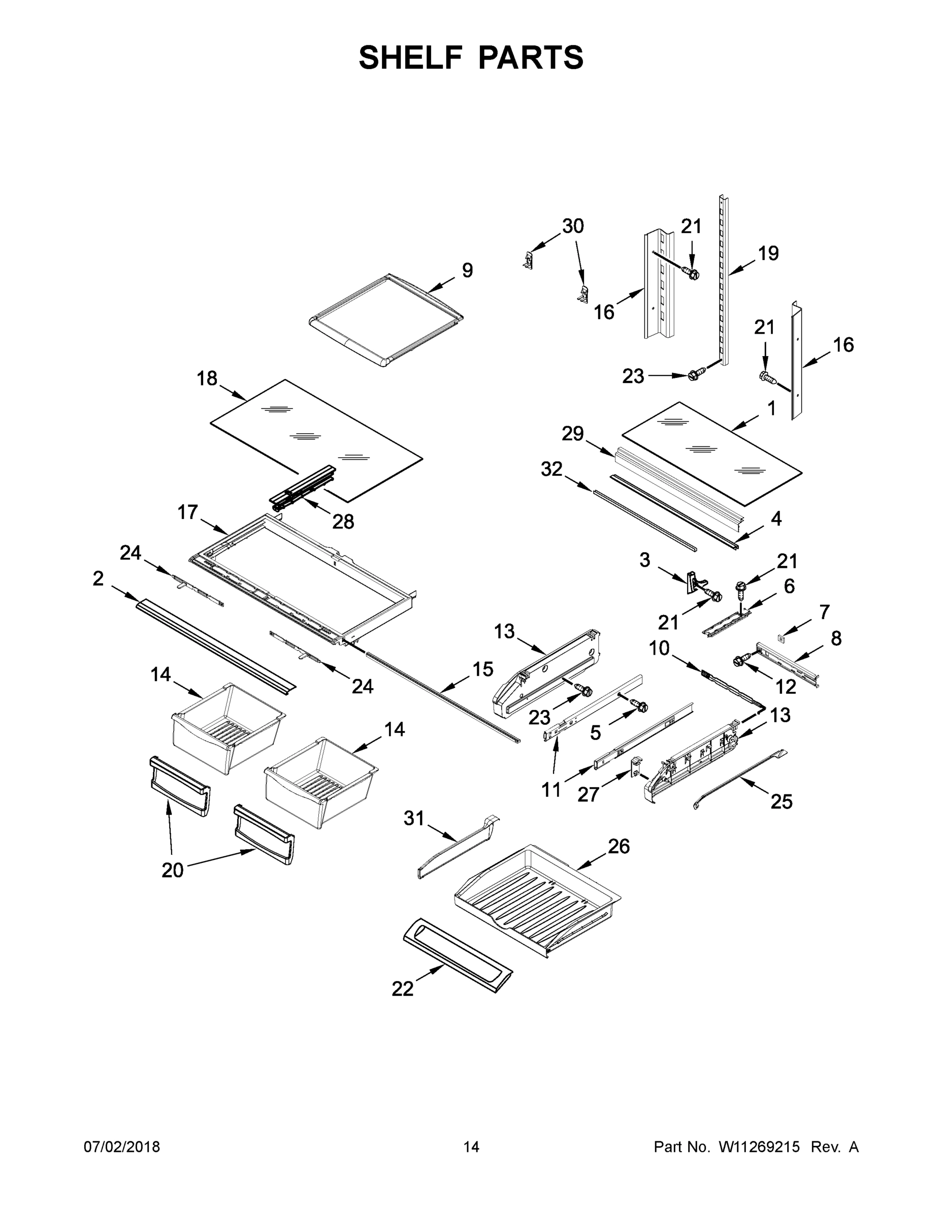 08 - SHELF PARTS