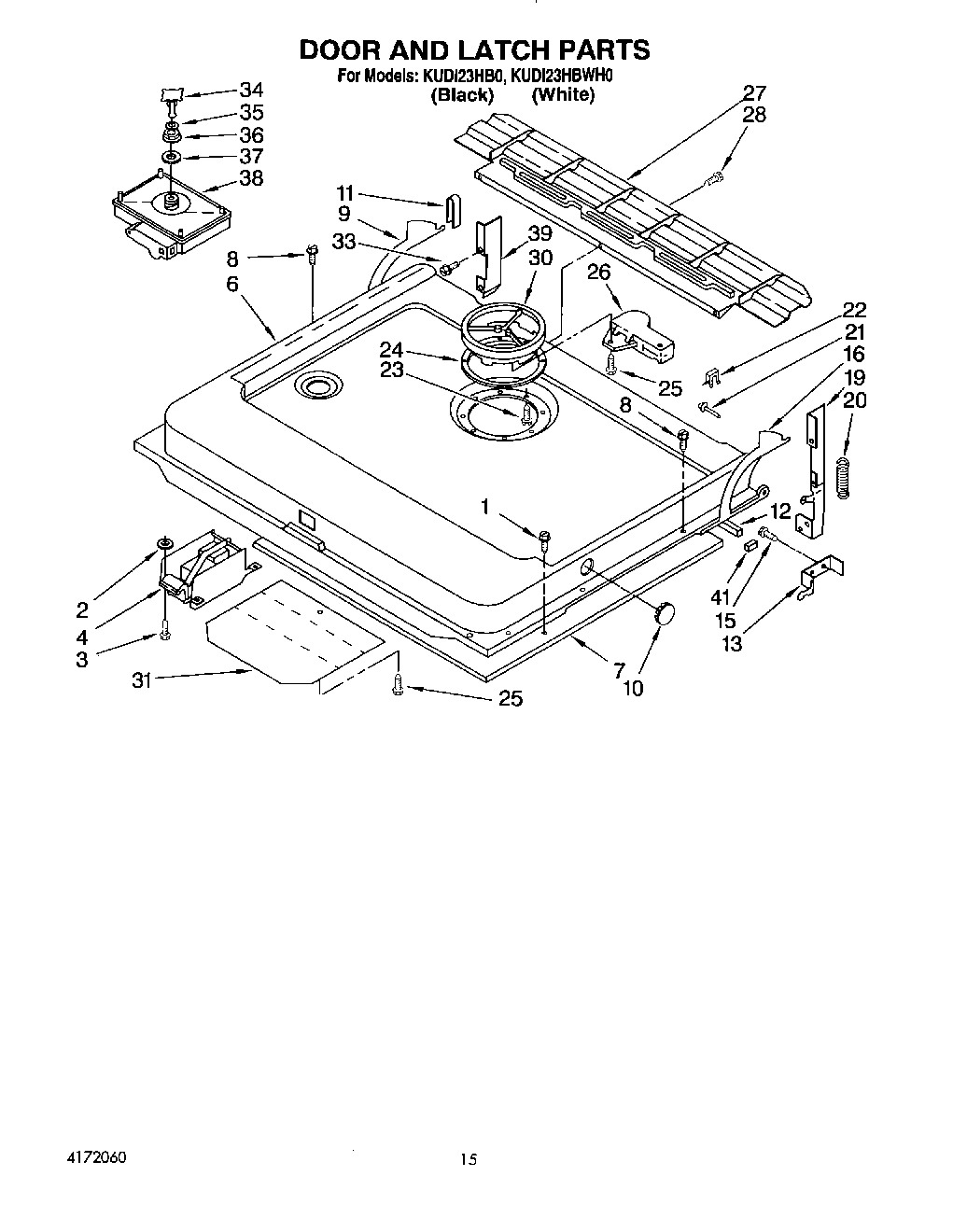 12 - DOOR AND LATCH