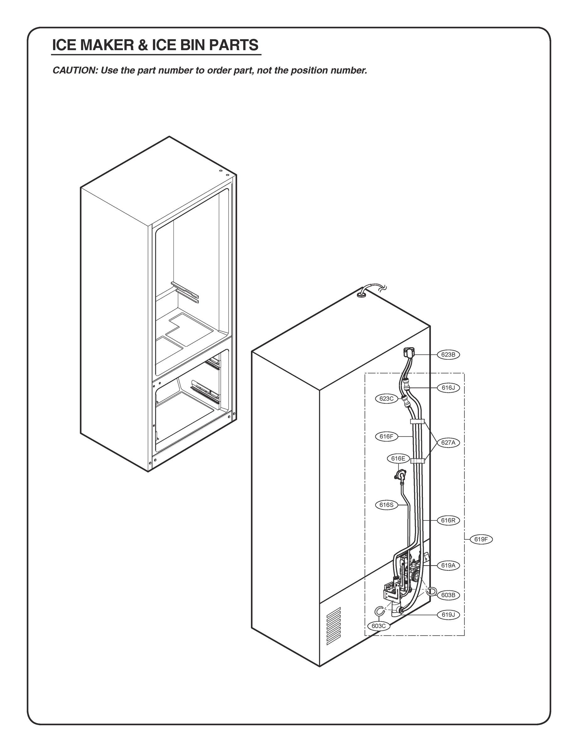 ICE MAKER & ICE BIN PARTS