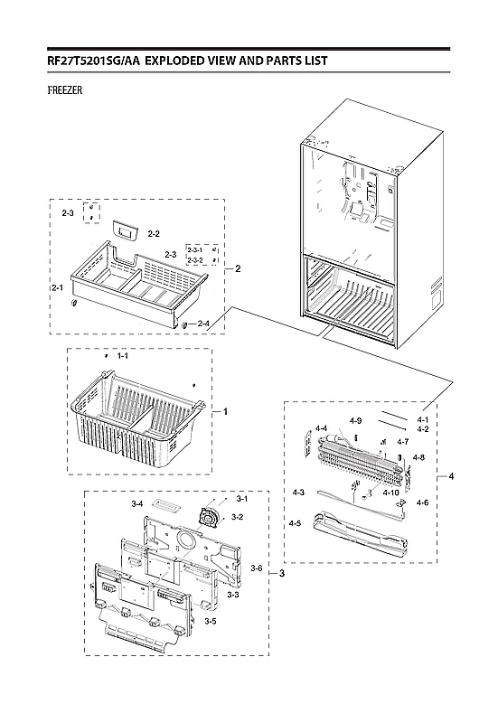 FREEZER PARTS